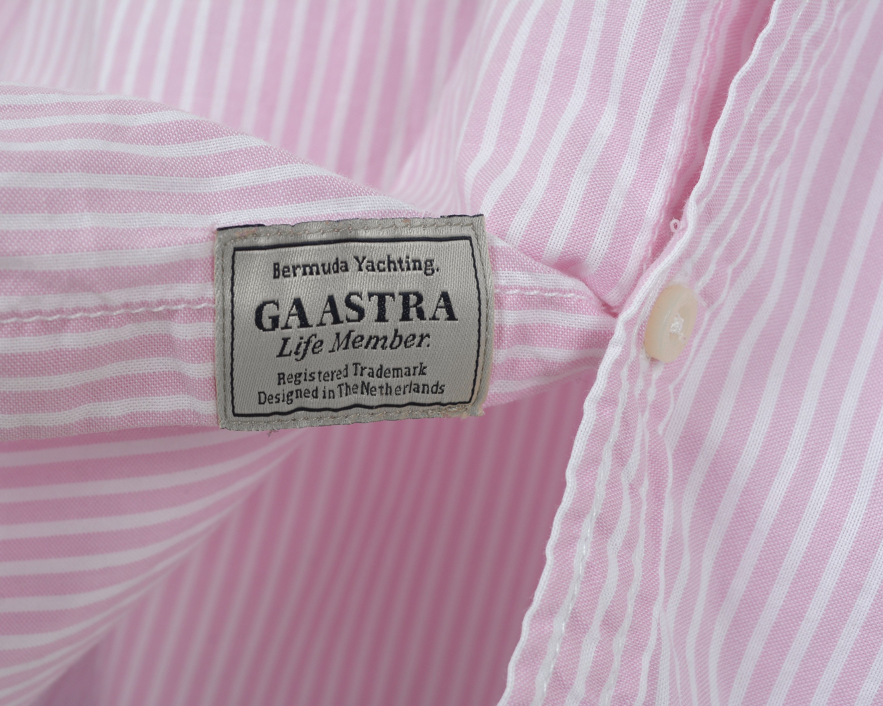 Designer × Other GAASTRA Men XL Shirt Formal Pinstriped Long Sleeve Button Up Size US XL / EU 56 / 4 - 4 Thumbnail