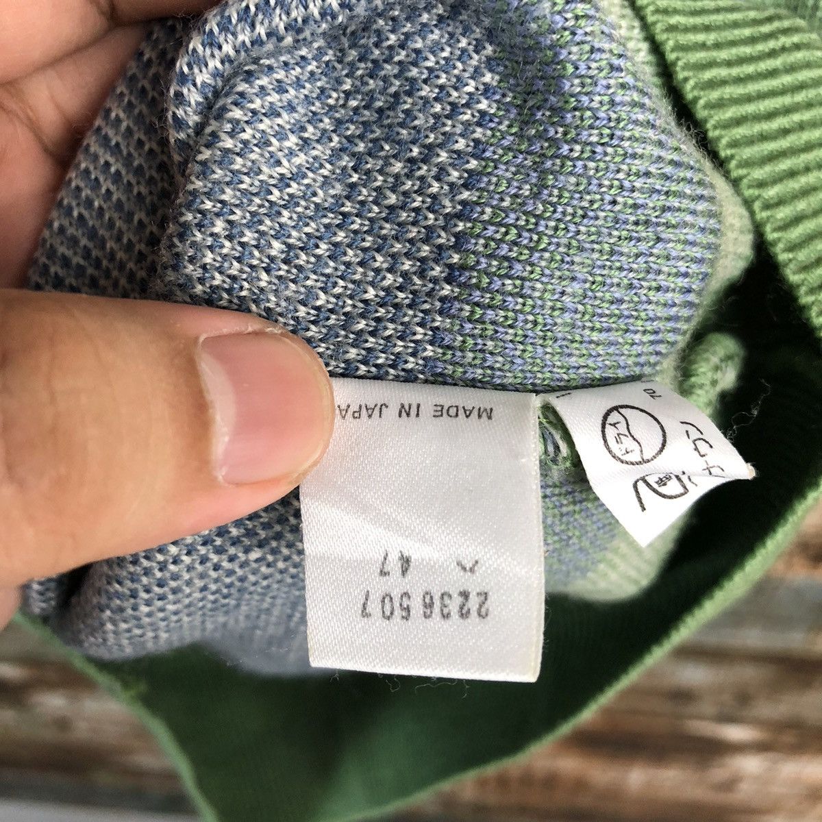 Homespun Knitwear × Japanese Brand × Palmer Trading Company Arnold Palmer vintage japan art Green Knitwear #A1254 Size L / US 10 / IT 46 - 13 Thumbnail