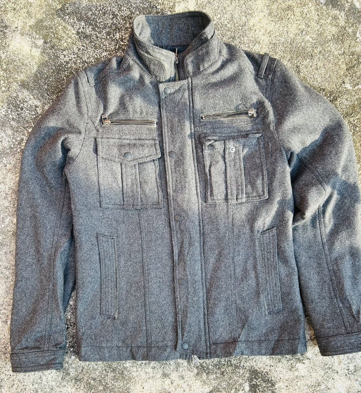HIDEAWAYS Japanese Hideaway Nicole Wool Utility Jacket Size US S / EU 44-46 / 1 - 1 Thumbnail