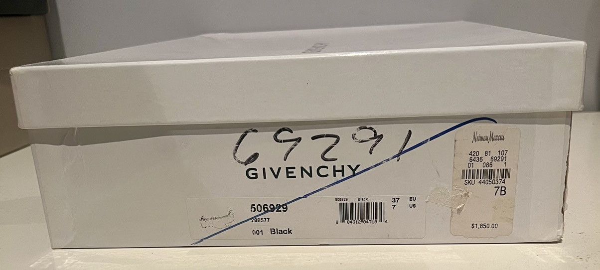 Designer × Givenchy Authentic Givenchy Black Lace Up Boots 37 Made In Italy Size US 6 / IT 36 - 9 Thumbnail