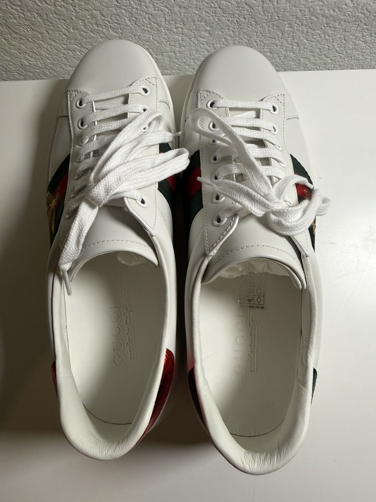 Gucci Gucci Ace Bee Sneakers size 8/US 9.5 Size US 9.5 / EU 42-43 - 4 Thumbnail