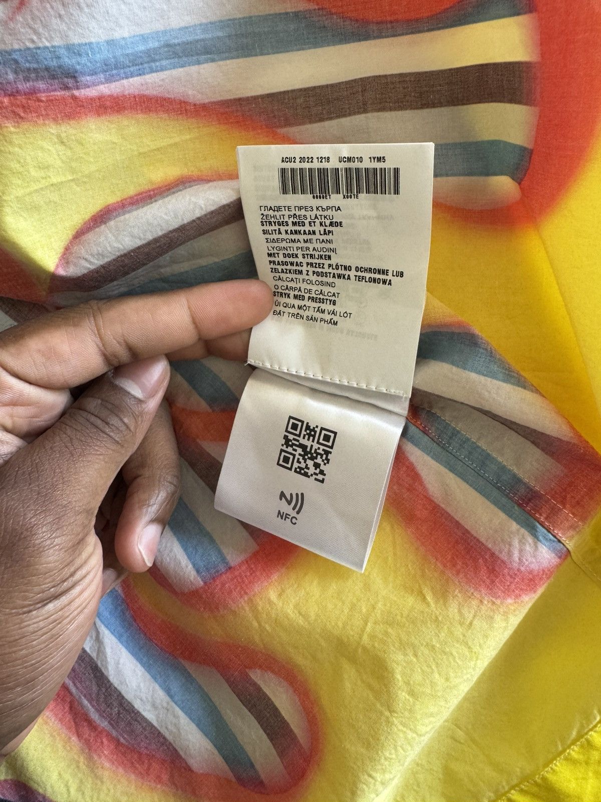 Prada PRADA CUSTOM DOUBLE MATCH BUTTON UP SHIRT Size US M / EU 48-50 / 2 - 11 Thumbnail