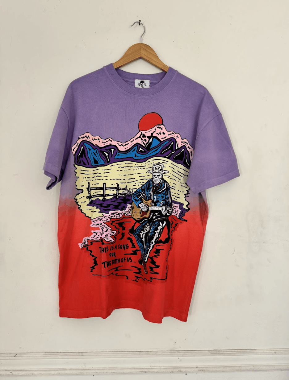 Warren Lotas Warren Lotas "The Singer" Ombre T-Shirt REAPER Size US L / EU 52-54 / 3 - 1 Thumbnail