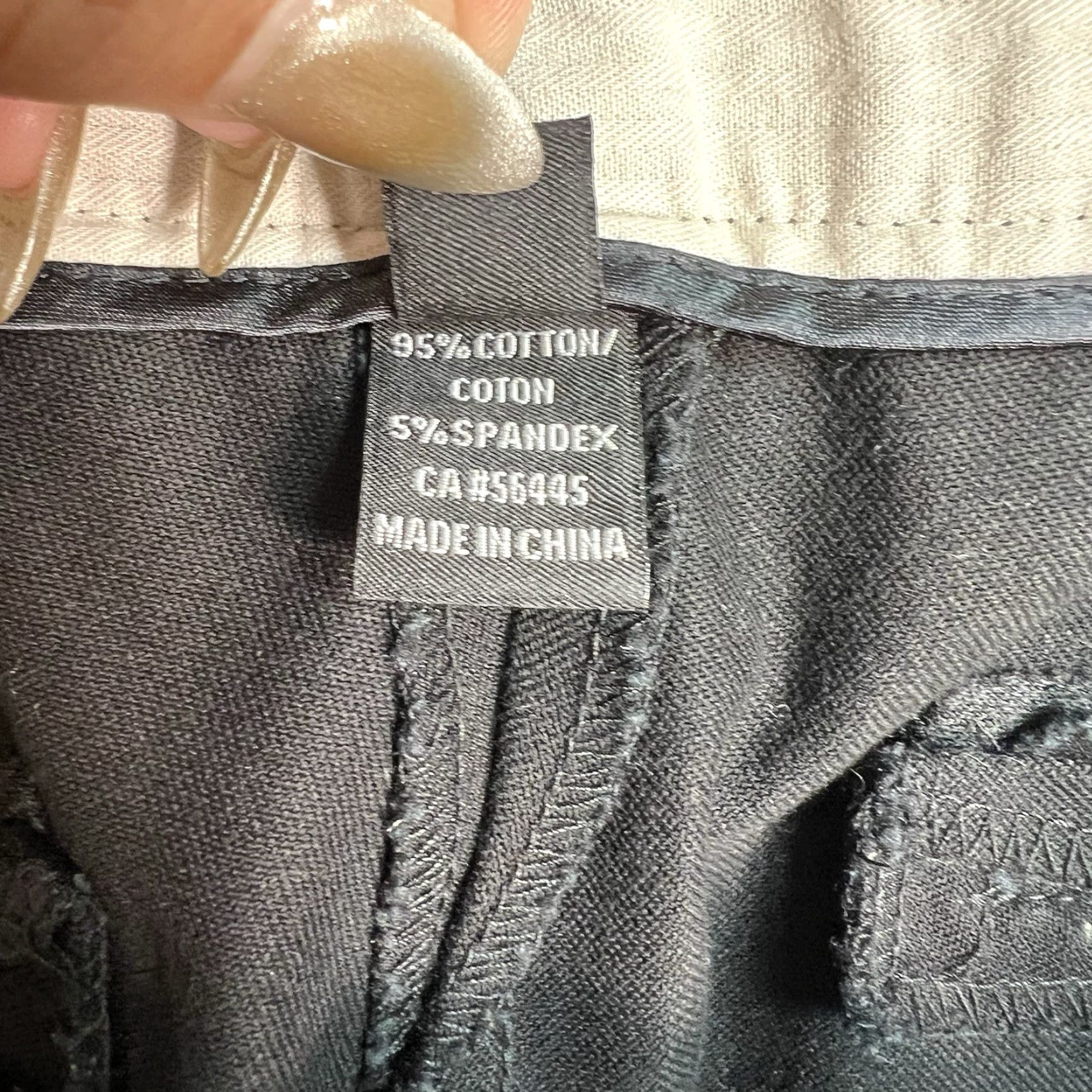 J.Crew J. Crew Minnie Black Stretch Cotton-Blend Slim Pants Womens Size 6 Size 28" / US 6 / IT 42 - 6 Thumbnail