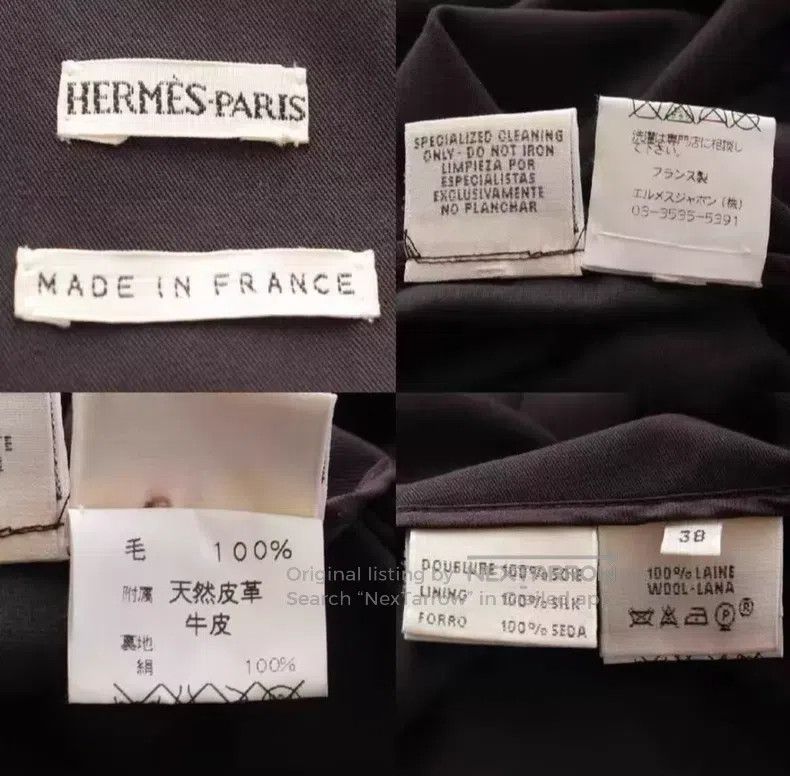 Hermes Hermes Vintage Double-sided Silk Top from the Margiela Era Size XS / US 0-2 / IT 36-38 - 8 Thumbnail
