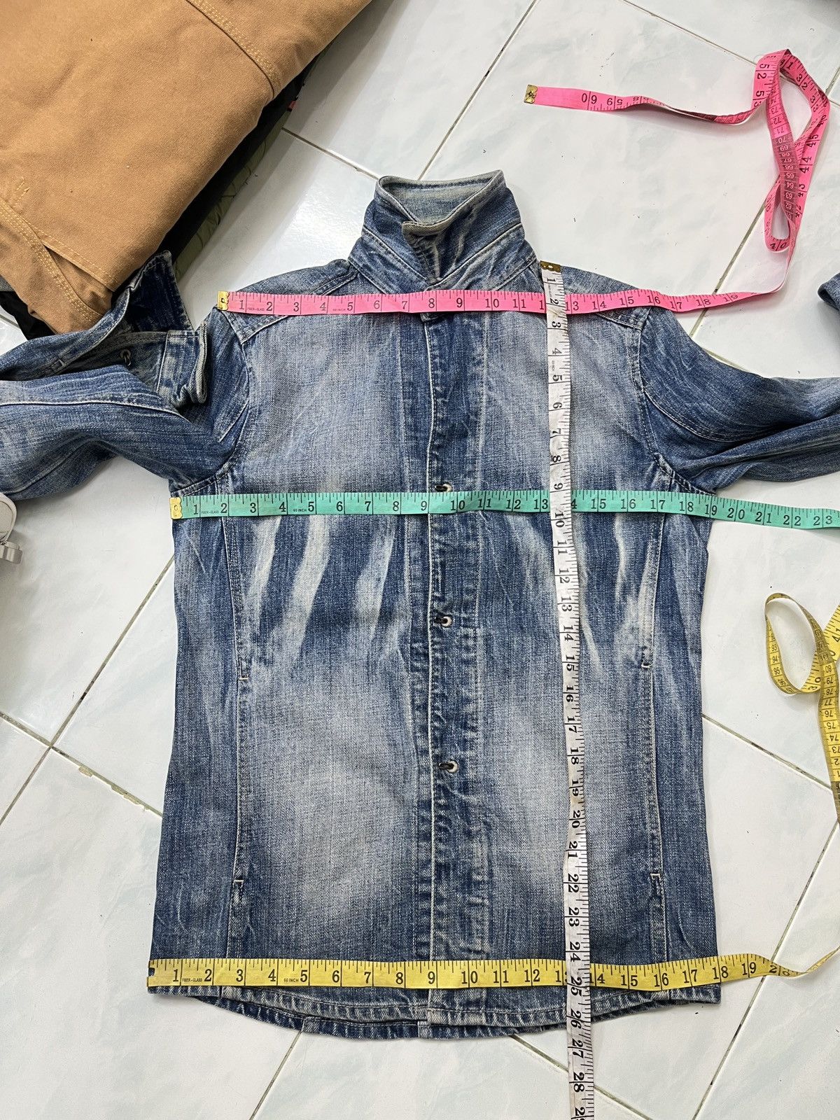 Schlussel 🔥🔥🔥STEALS SCHLUSSEL DENIM JACKET Size US S / EU 44-46 / 1 - 14 Thumbnail
