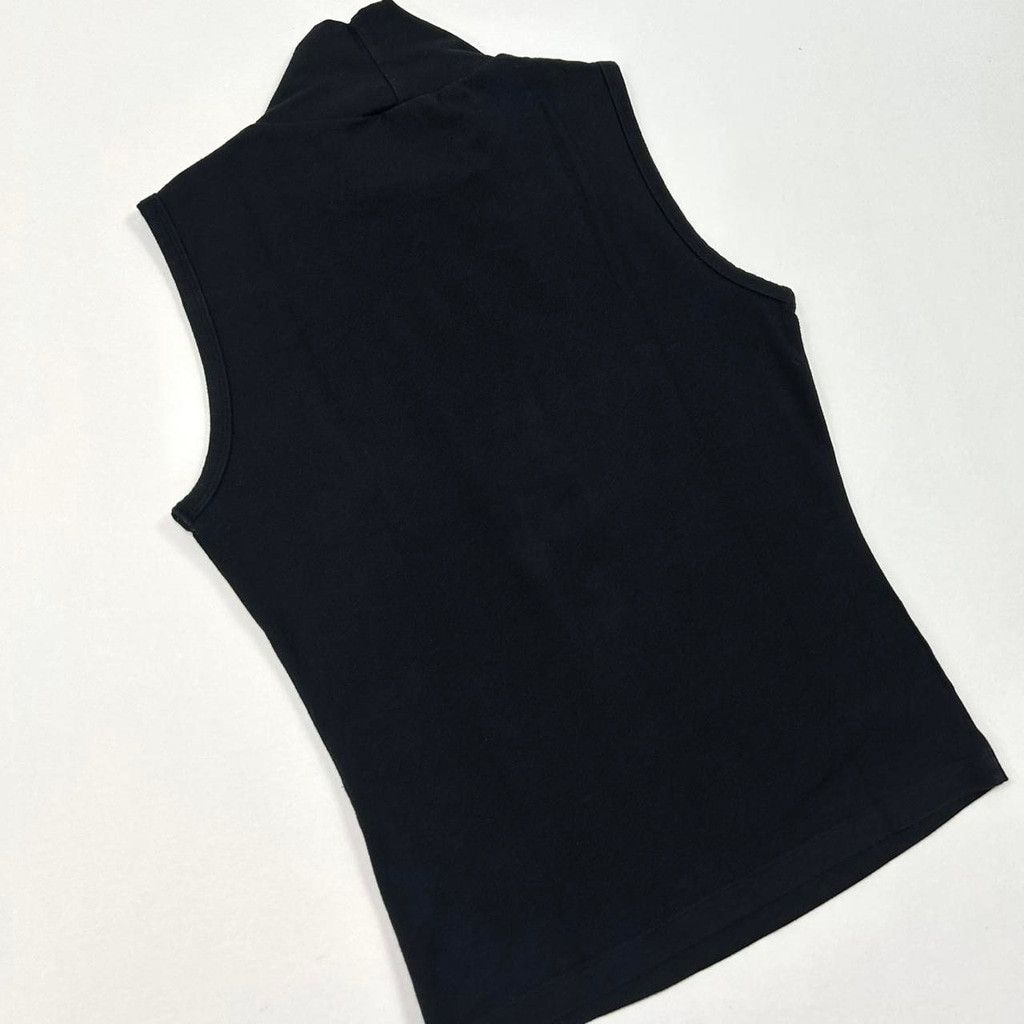 Liu Jo y2k euro black turtleneck tank top with fairy Size S / US 4 / IT 40 - 5 Thumbnail