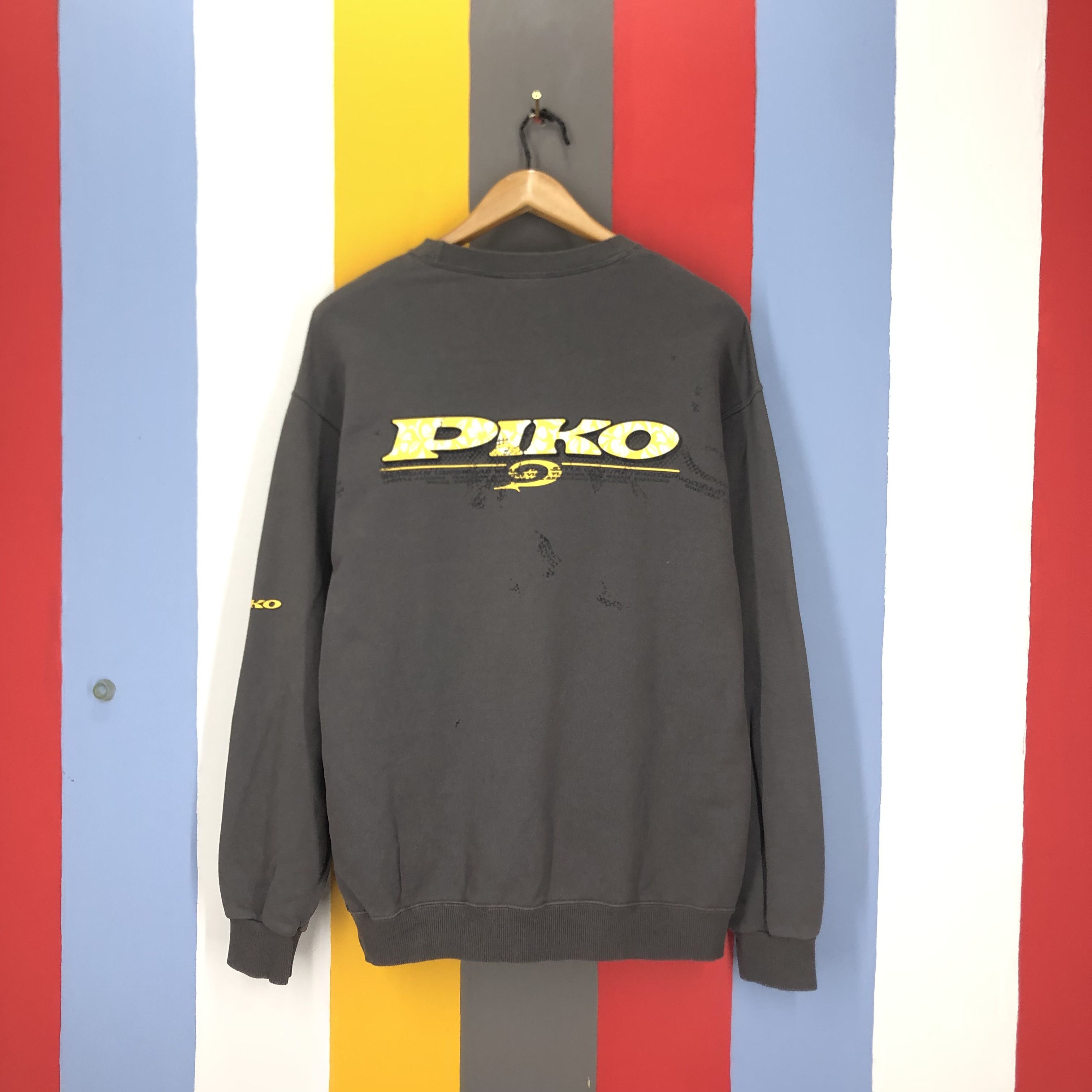 Vintage Vintage PIKO HAWAIIAN LONGBOARD Sweatshirt #1642/03 Size US L / EU 52-54 / 3 - 1 Thumbnail