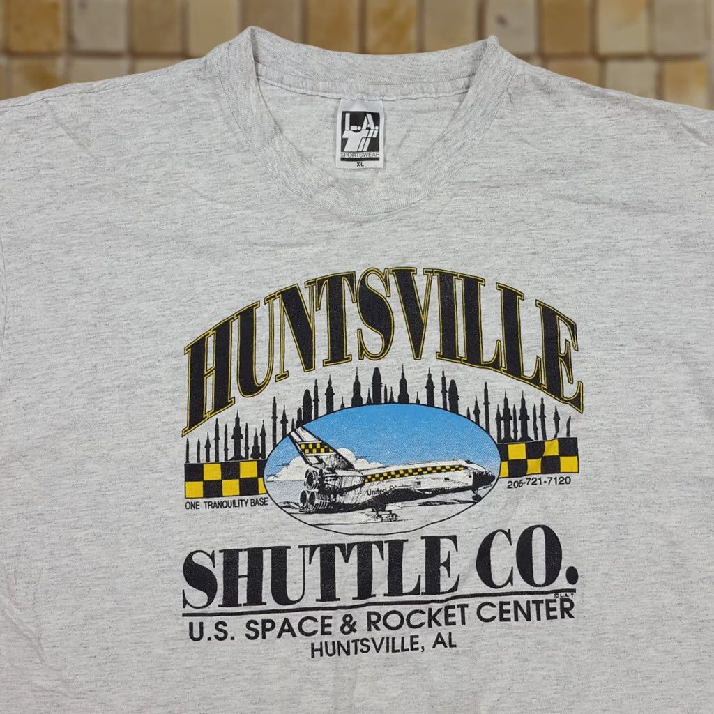 NASA Vintage 90s Space Shuttle NASA Men's Size XL USA Made Gray T Shirt Size US XL / EU 56 / 4 - 1 Thumbnail