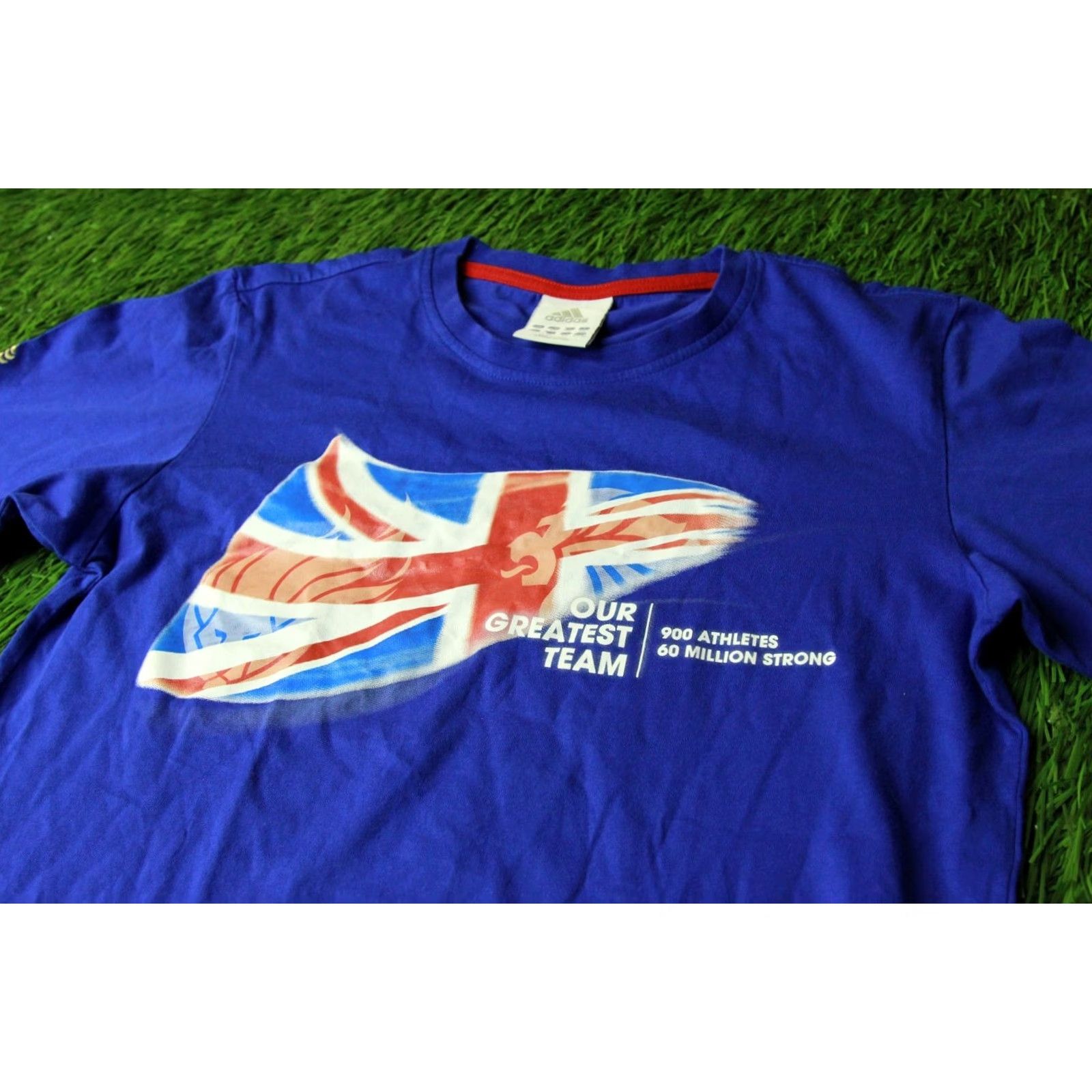 Adidas GREAT BRITAIN OLYMPIC games 2012 ADIDAS T-Shirt TEE JERSEY XS Blue Mens Shirt XS Adidas Original Size XS Size US XS / EU 42 / 0 - 2 Thumbnail