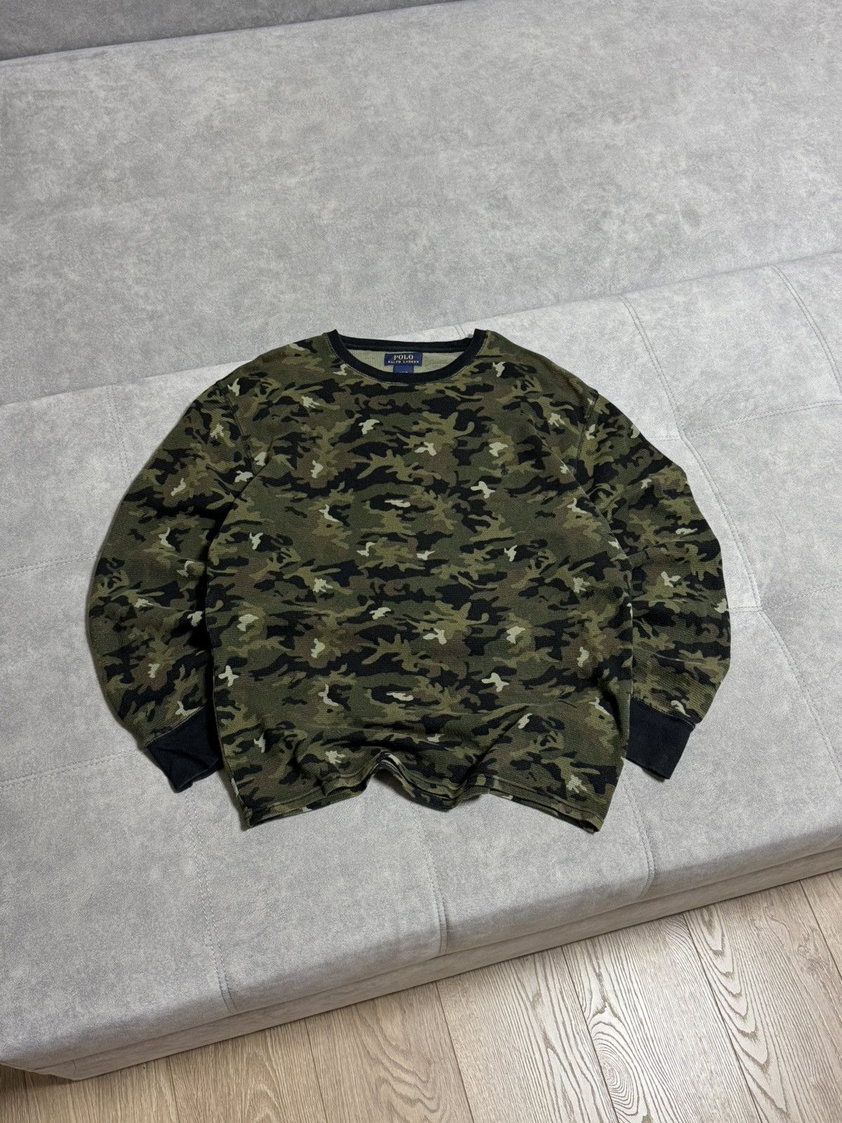 Polo Ralph Lauren Polo Ralph Lauren Camo Military Sweatshirt Size L Men’s Size US L / EU 52-54 / 3 - 3 Thumbnail