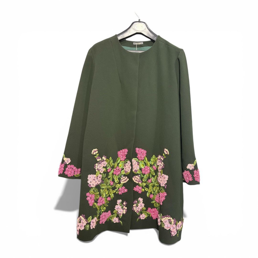 Zac Posen NWT Zac Posen Green Velvet Dream Spring Coat Sz 18 Rare!! Size XXL / US 16-18 / IT 52-54 - 2 Thumbnail