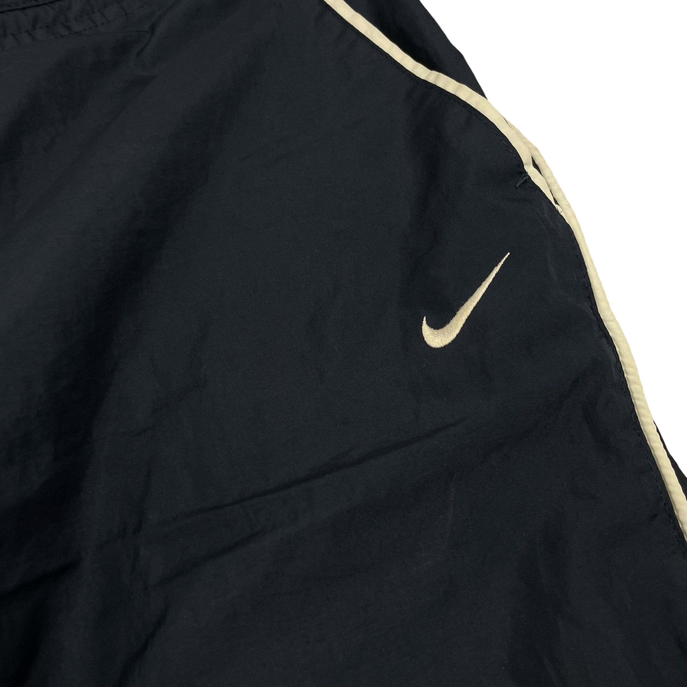 Nike Nike Men Navy High-Rise Ankle Zip Straight Track Pants Small Size US 30 / EU 46 - 2 Thumbnail