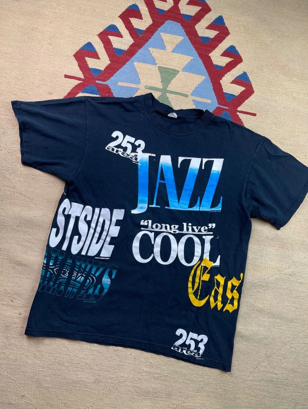 Vintage Experimental Test Print Tee – Jazz Seattle Graphic Collision Size US L / EU 52-54 / 3 - 1 Thumbnail