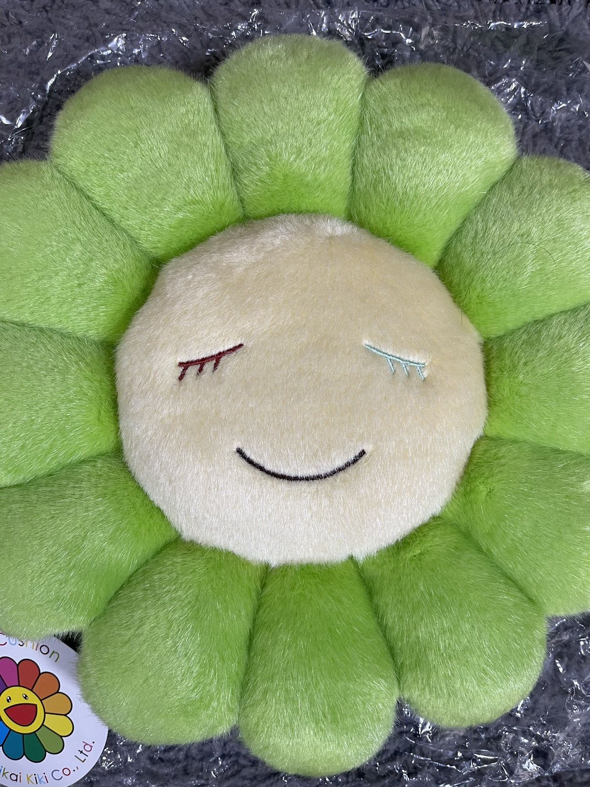 Takashi Murakami 2017 Takashi Murakami Flower Plush 30CM Bright Green Size ONE SIZE - 4 Thumbnail