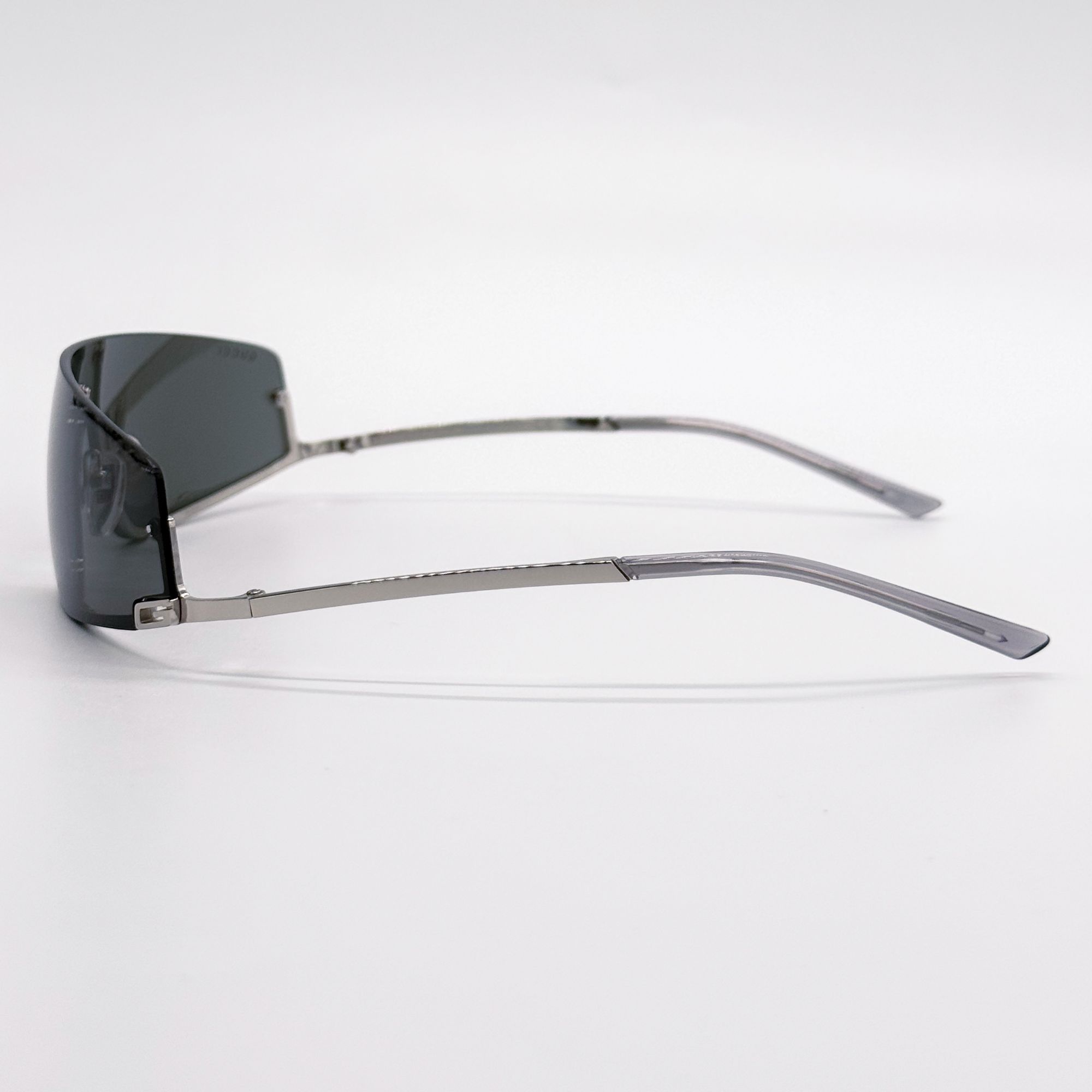 Gucci NEW GUCCI SUNGLASSES GG1561S 001 SILVER SHIELD UNISEX GUCCI Size ONE SIZE - 8 Thumbnail