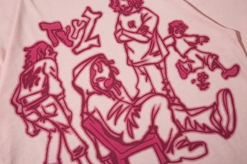 Vintage Harajuku Cartoon GraphicTshirt Oversized Size US M / EU 48-50 / 2 - 6 Thumbnail