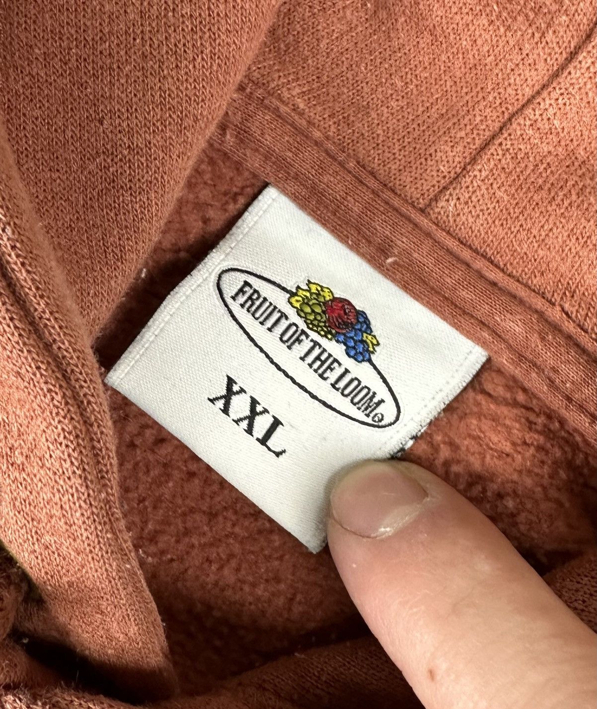 Fruit Of The Loom Fruit Of The Loom Mens Vintage Retro Hoodie Small Logo Size US XXL / EU 58 / 5 - 8 Thumbnail