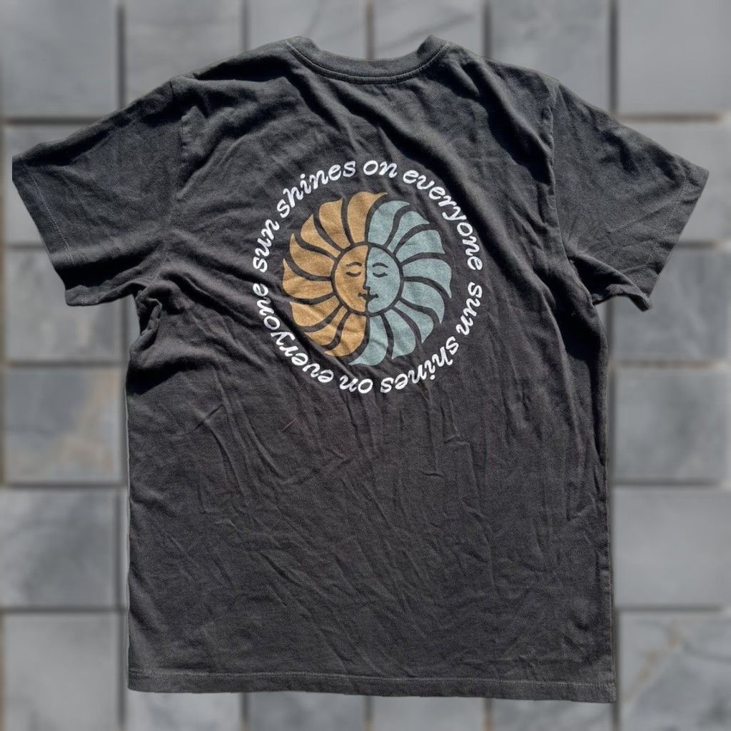 Katin Katin T-Shirt Black Spell-Out Logo M Surf Beach City 100% Organic Cotton Mens Regular Short Sleeve Size US M / EU 48-50 / 2 - 1 Thumbnail
