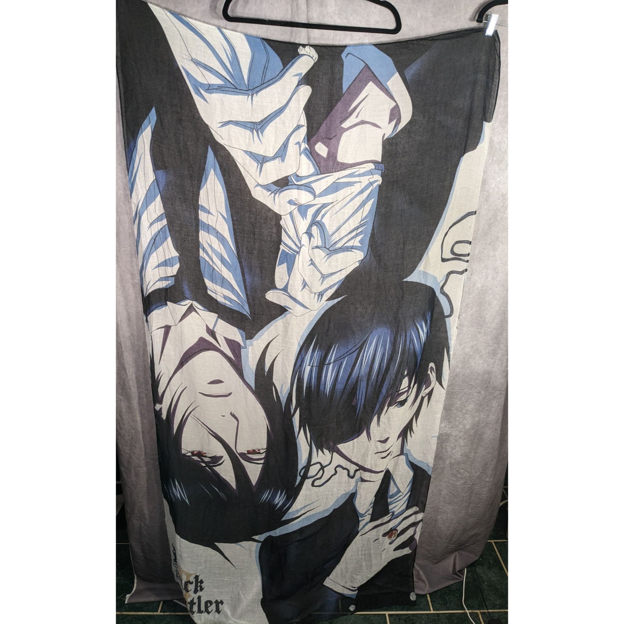 Other Black Butler Ciel & Sebastian Lightweight Scarf 38x72 Inches Size ONE SIZE - 6 Thumbnail