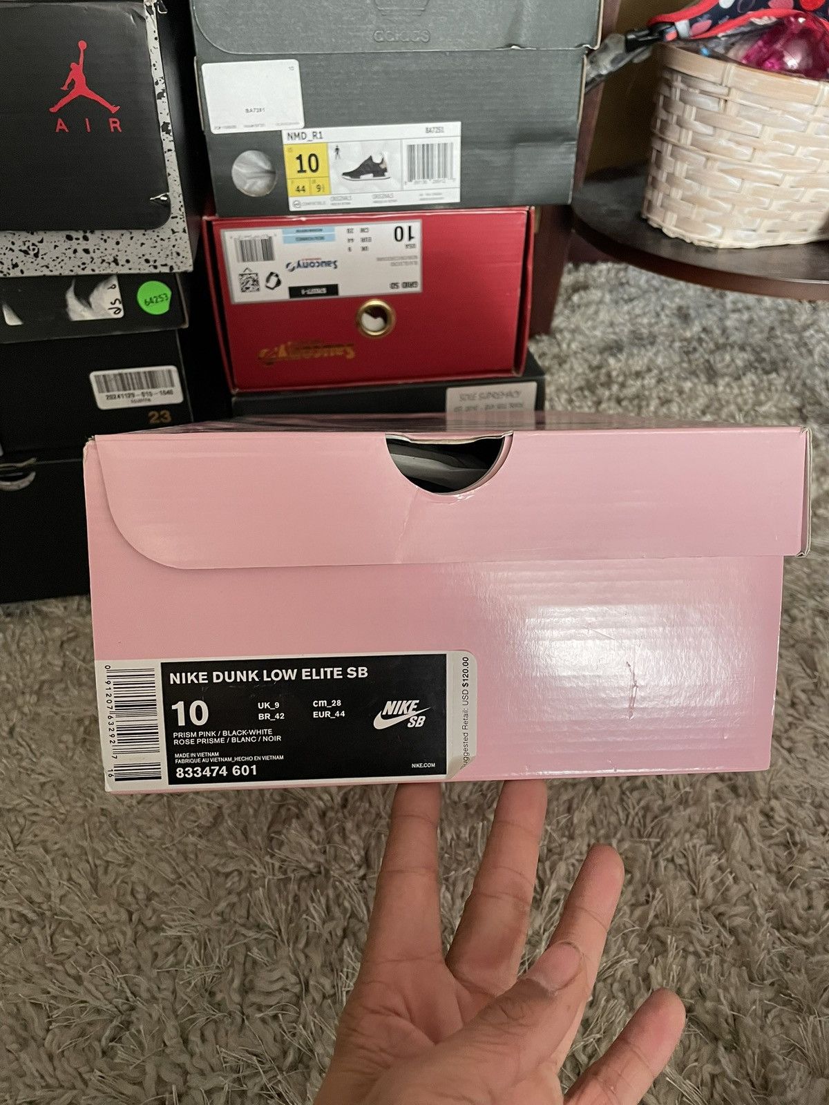 Nike SB Nike SB Dunk Low Pink Box Size US 10 / EU 43 - 11 Thumbnail