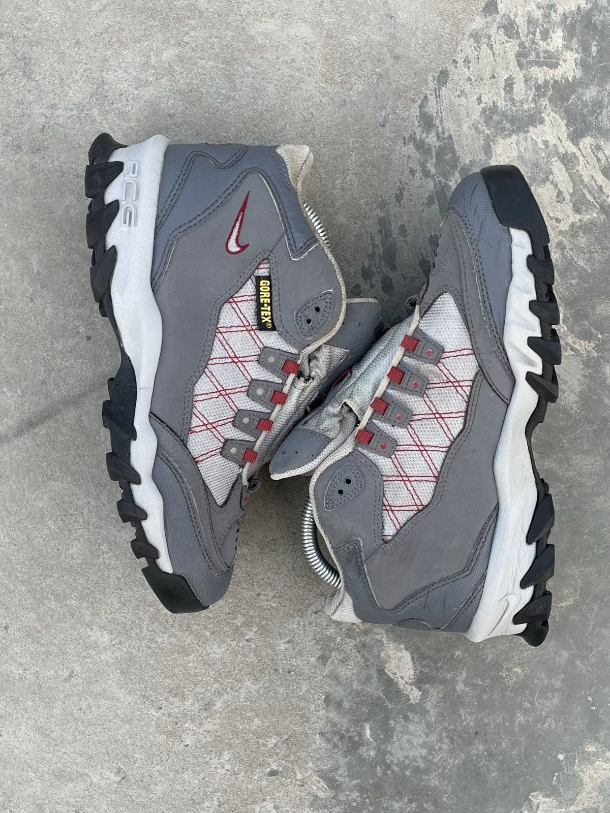 Nike 🔥 Vintage Nike ACG RARE Hiking Y2k Gore Tex Boots Sneakers 🔥 Size US 8 / IT 38 - 8 Thumbnail
