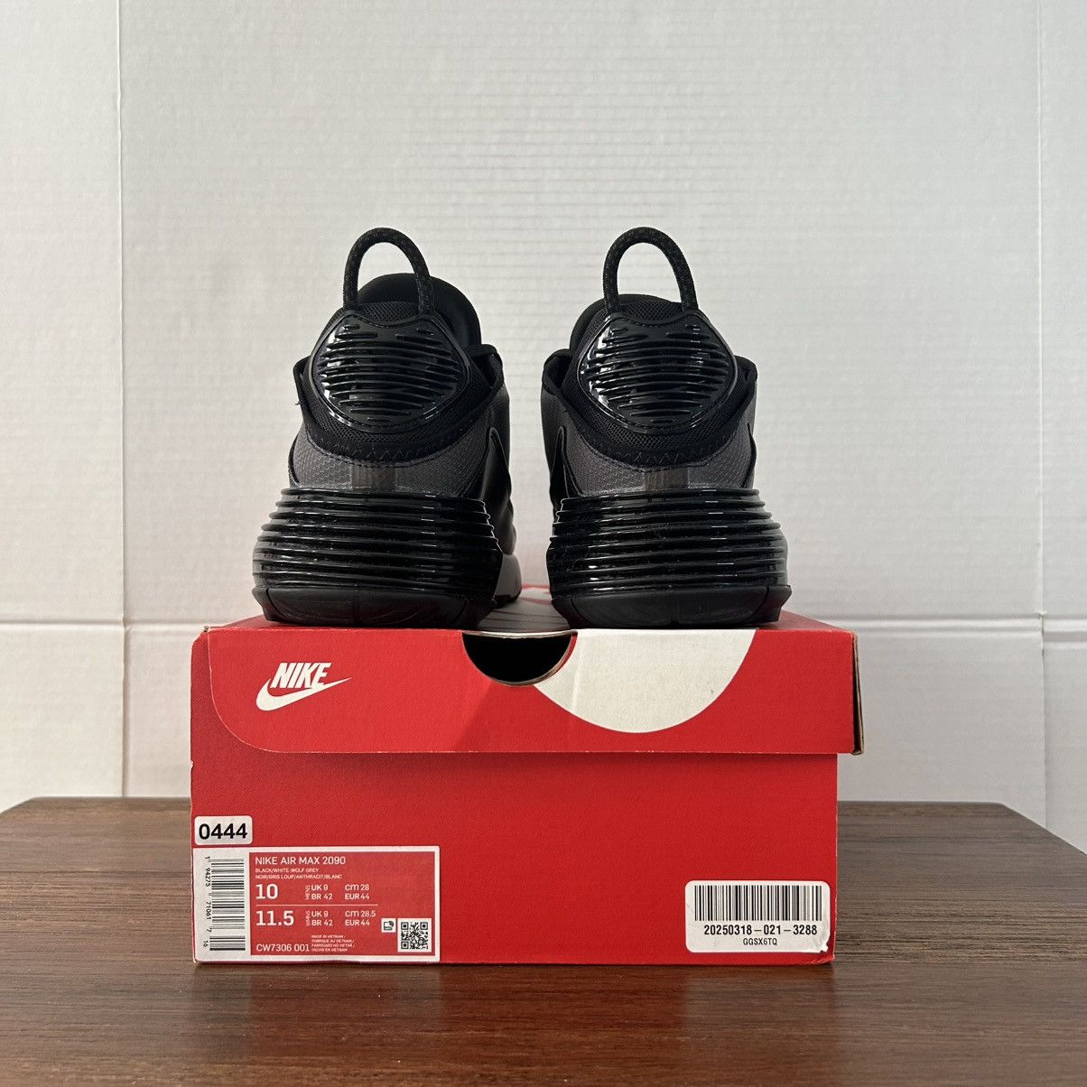 Nike Nike Air Max 2090 Black Wolf Grey Anthracite Size M10/W11.5 Size US 10 / EU 43 - 3 Thumbnail