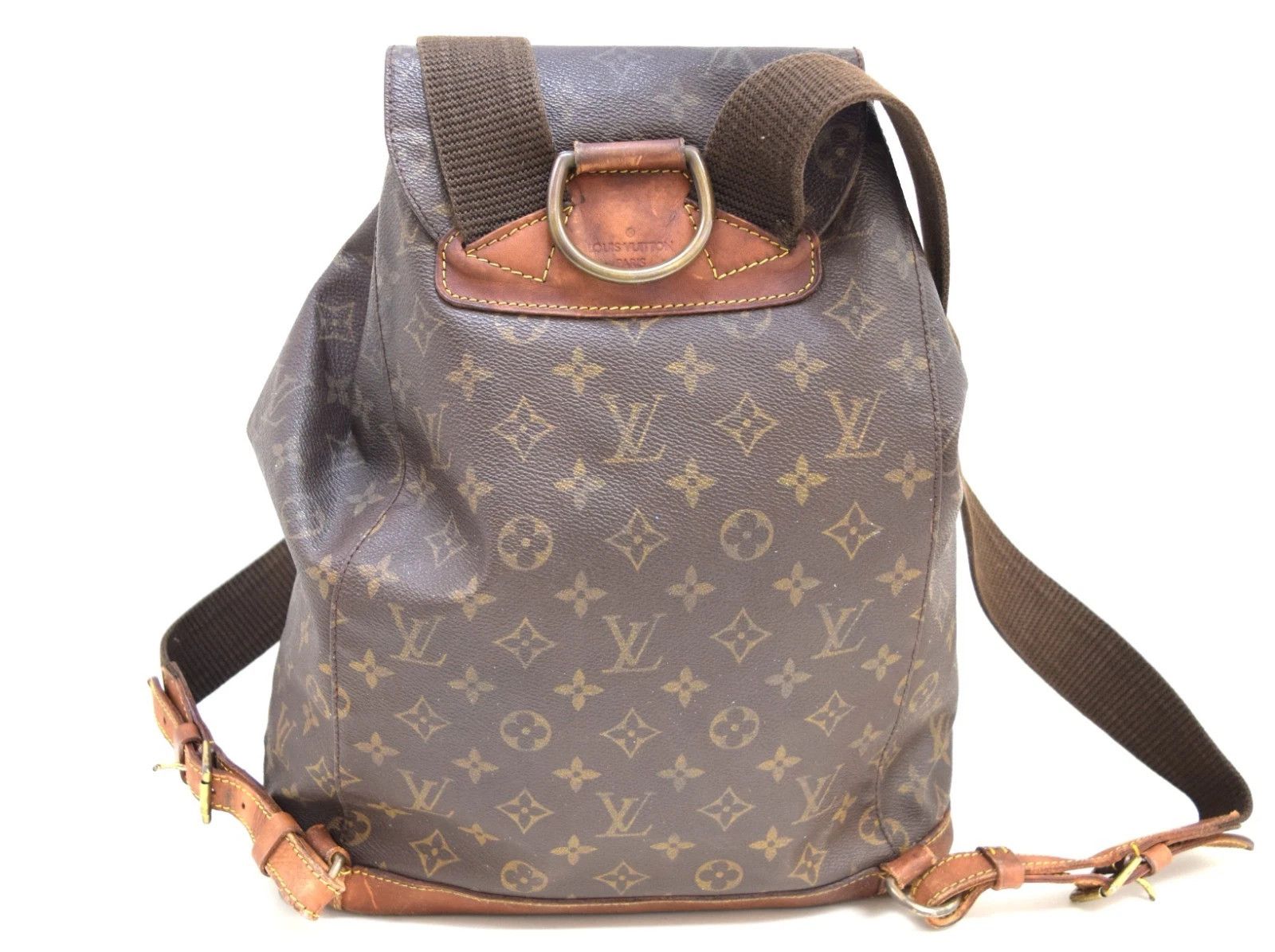 Louis Vuitton Louis Vuitton Montsouris GM Backpack Monogram Canvas M51135 Size ONE SIZE - 3 Thumbnail