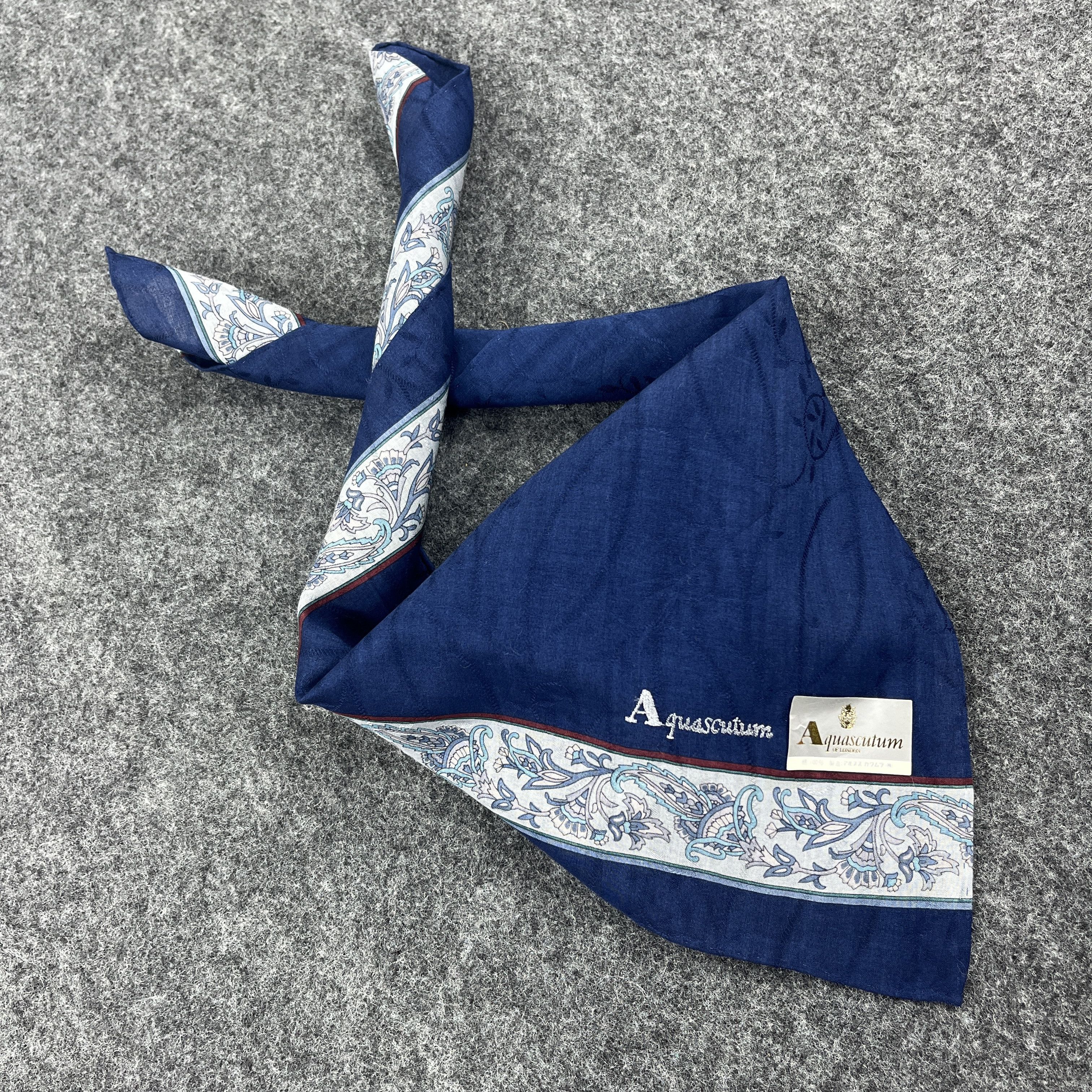 Aquascutum Aquascutum Handkerchief / Bandana / Neckerchief B191 Size ONE SIZE - 2 Thumbnail