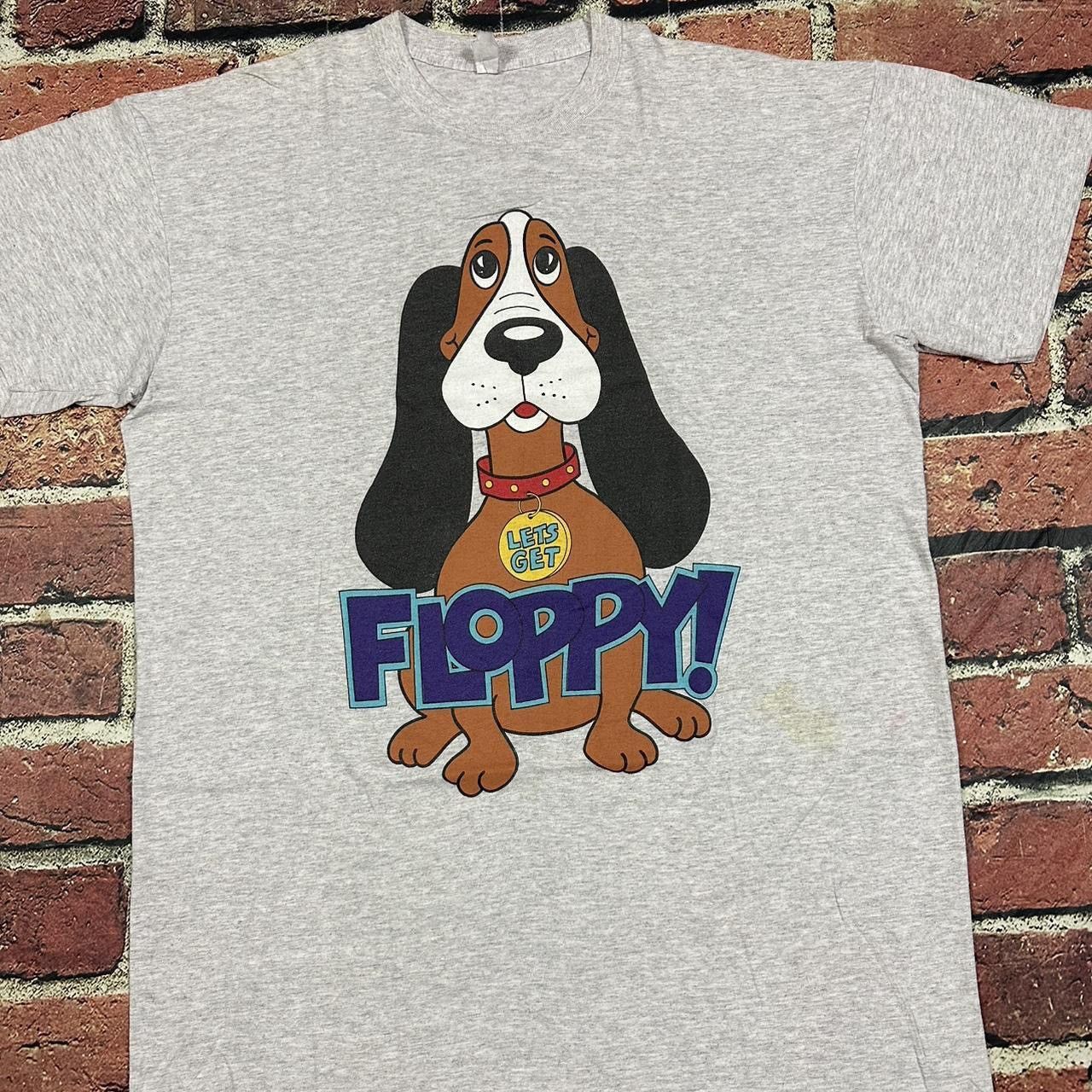 Other Vintage 90s Basset Hound Cartoon Dog T-Shirt Lets Get Floppy Size US XL / EU 56 / 4 - 2 Thumbnail