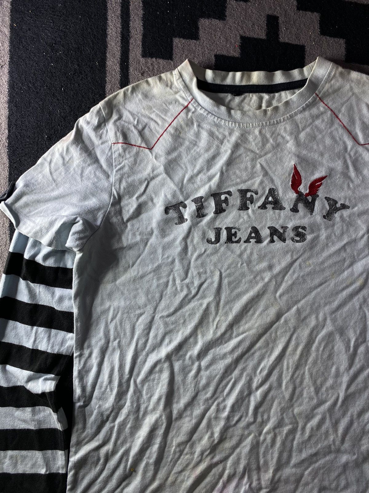 PPFM Vintage tiffany jeans double layers hybrid longsleeve tshirt Size US M / EU 48-50 / 2 - 2 Thumbnail