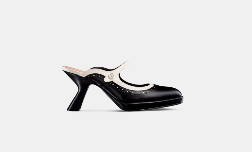 o1w1db10624 Spectadior Mule 8cm in Black and White