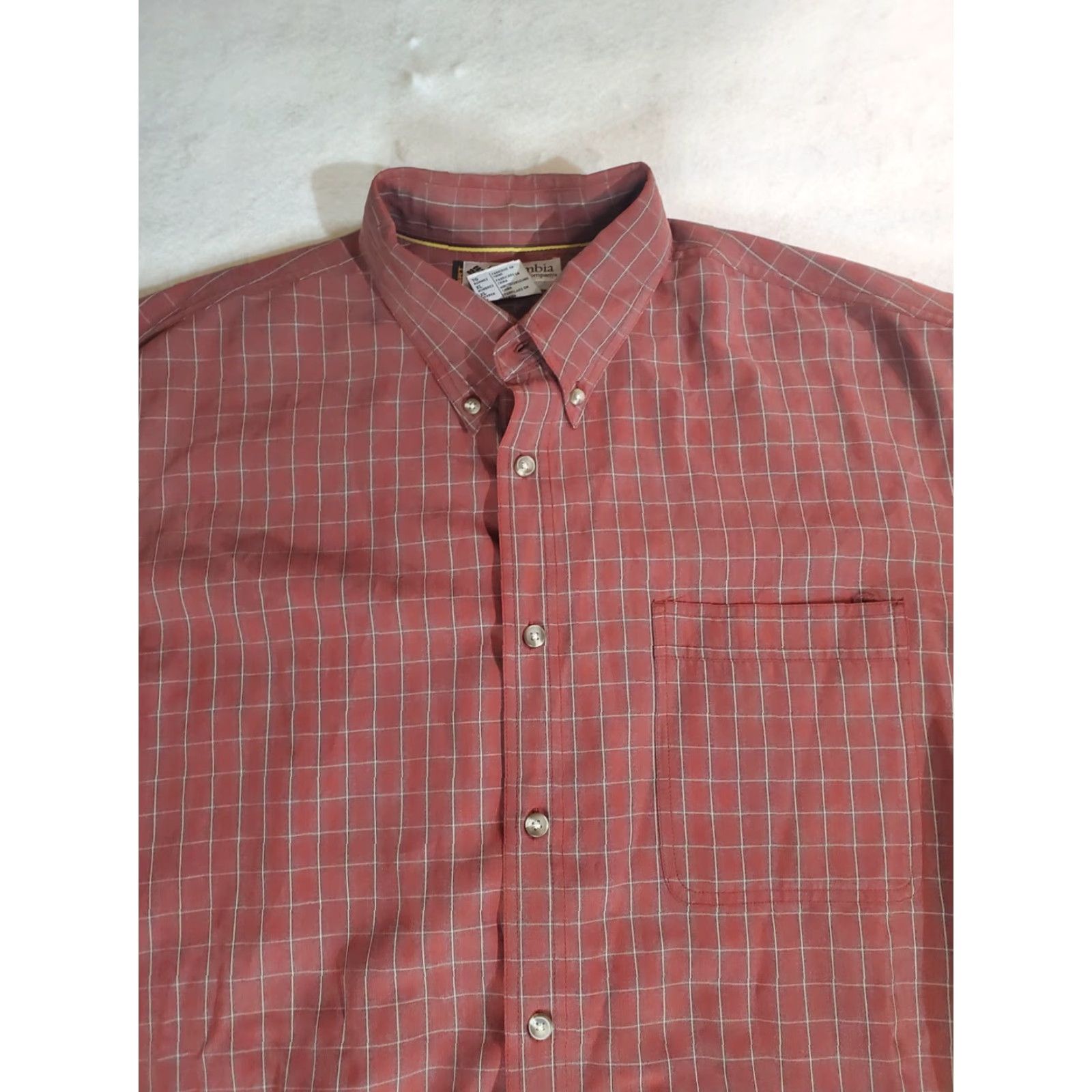 Vintage VINTAGE Columbia Button-Up Shirt Mens XL Red Plaid Shirt 90s Casual Workwear Travel Size US XL / EU 56 / 4 - 2 Thumbnail