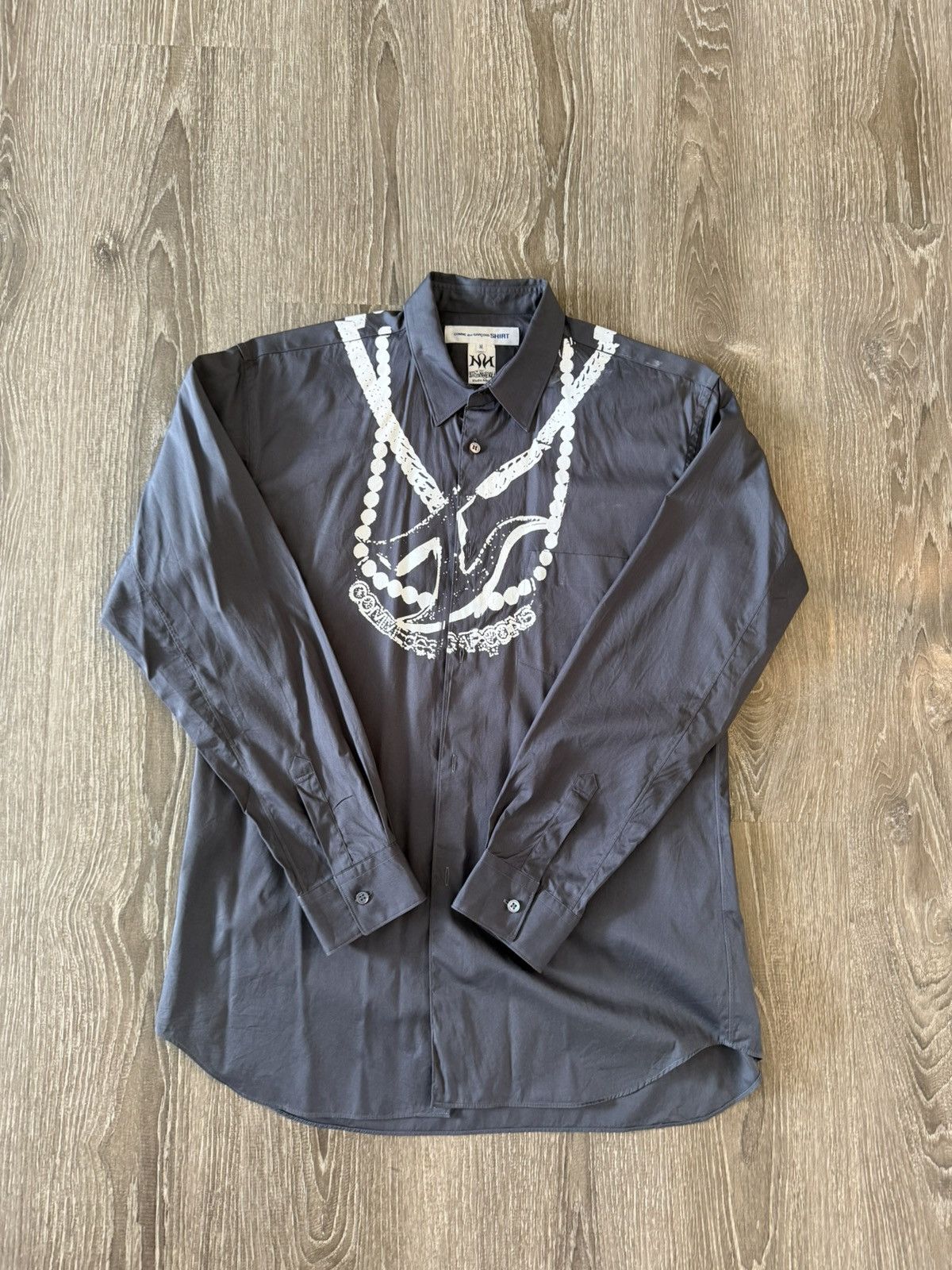 Comme des Garcons CDG x ASAP Nast Button Down Shirt M | DSM | Hand Painted Size US M / EU 48-50 / 2 - 10 Thumbnail