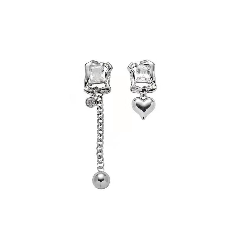 Jewelry Matchless Earrings One Pairs Chrome Jewelry Size ONE SIZE - 5 Thumbnail