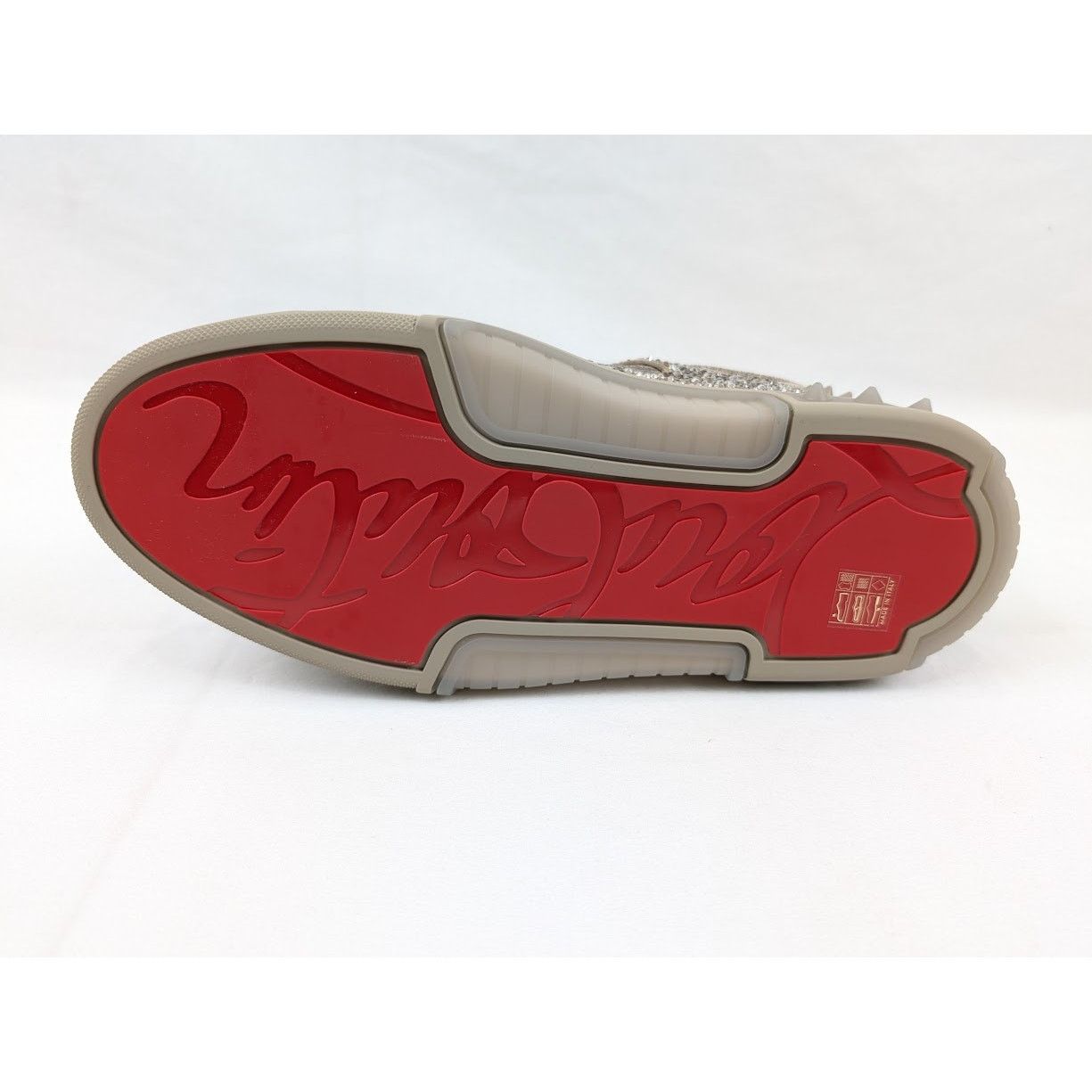 Christian Louboutin o1rshd1 Astro Loubi Strass Flat Sneakers in Saharienne Size US 10 / EU 43 - 9 Thumbnail
