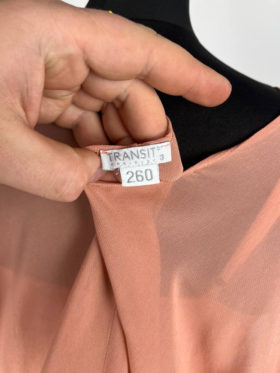 Transit Transit Par Such Peach Women Owersaize Dress Size 3 (0469) Size L / US 10 / IT 46 - 11 Thumbnail