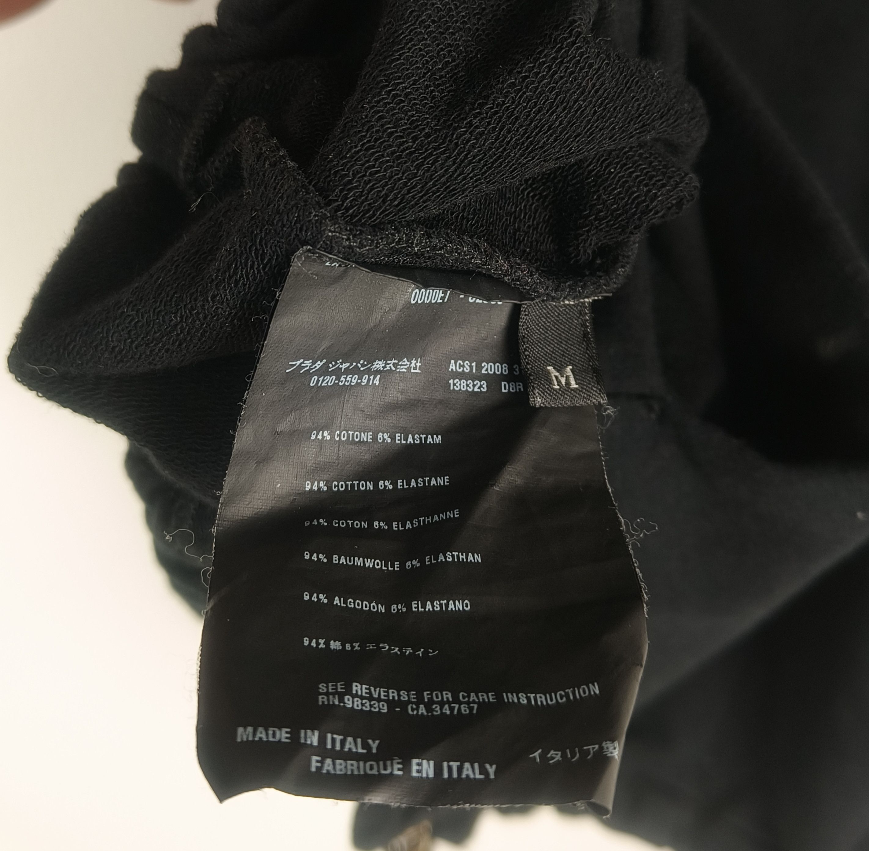 Prada Prada Black S/S 2000s Zip Mini Designer Casual Sporty Dress Size M / US 6-8 / IT 42-44 - 4 Thumbnail