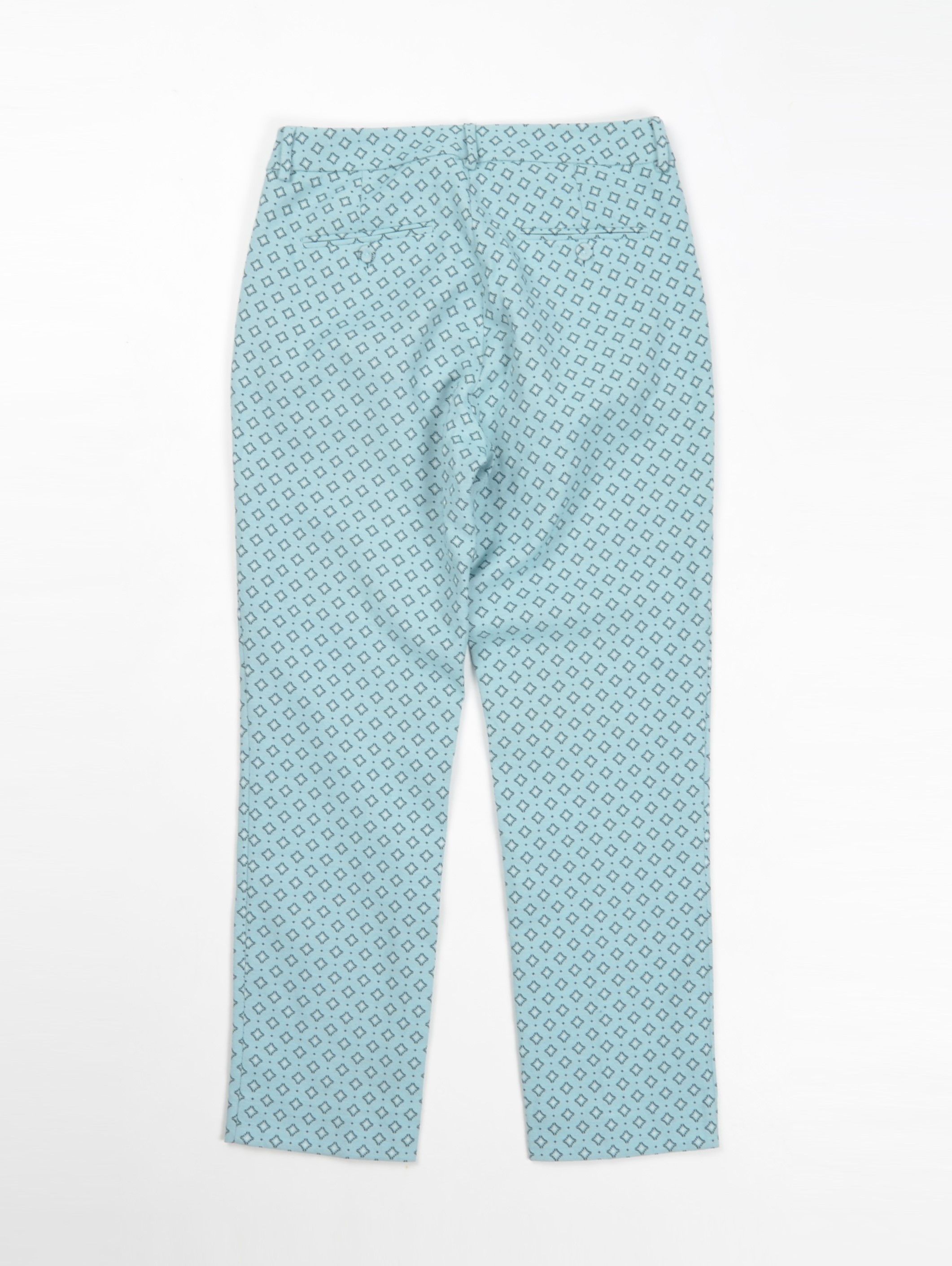 Max Mara Weekend Max Mara Blue Cigarette Fit Trousers Pants Size 28" / US 6 / IT 42 - 8 Thumbnail