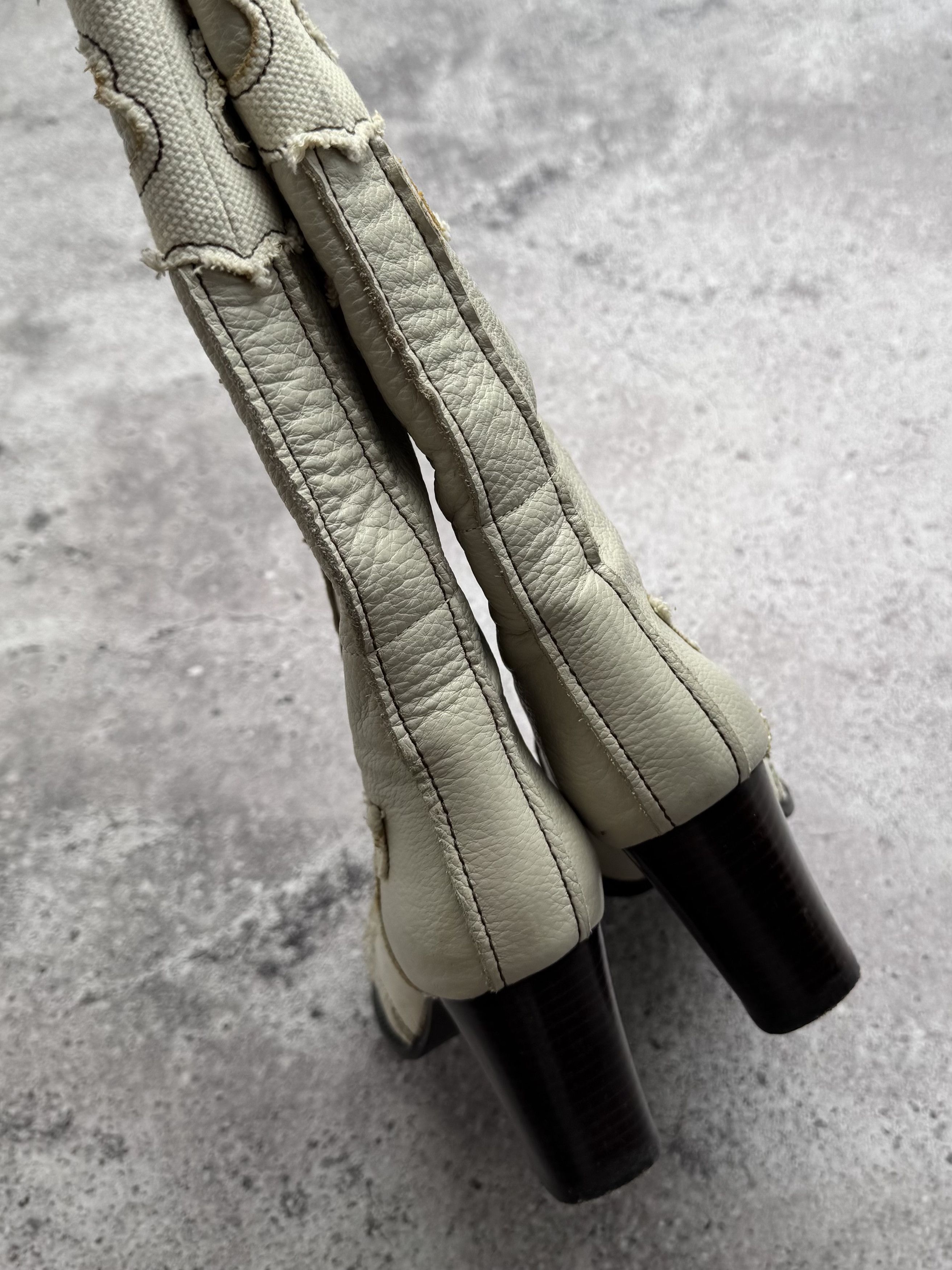 Vintage Vintage Leather Boots C5(V396)(E8) Size US 6 / IT 36 - 11 Thumbnail