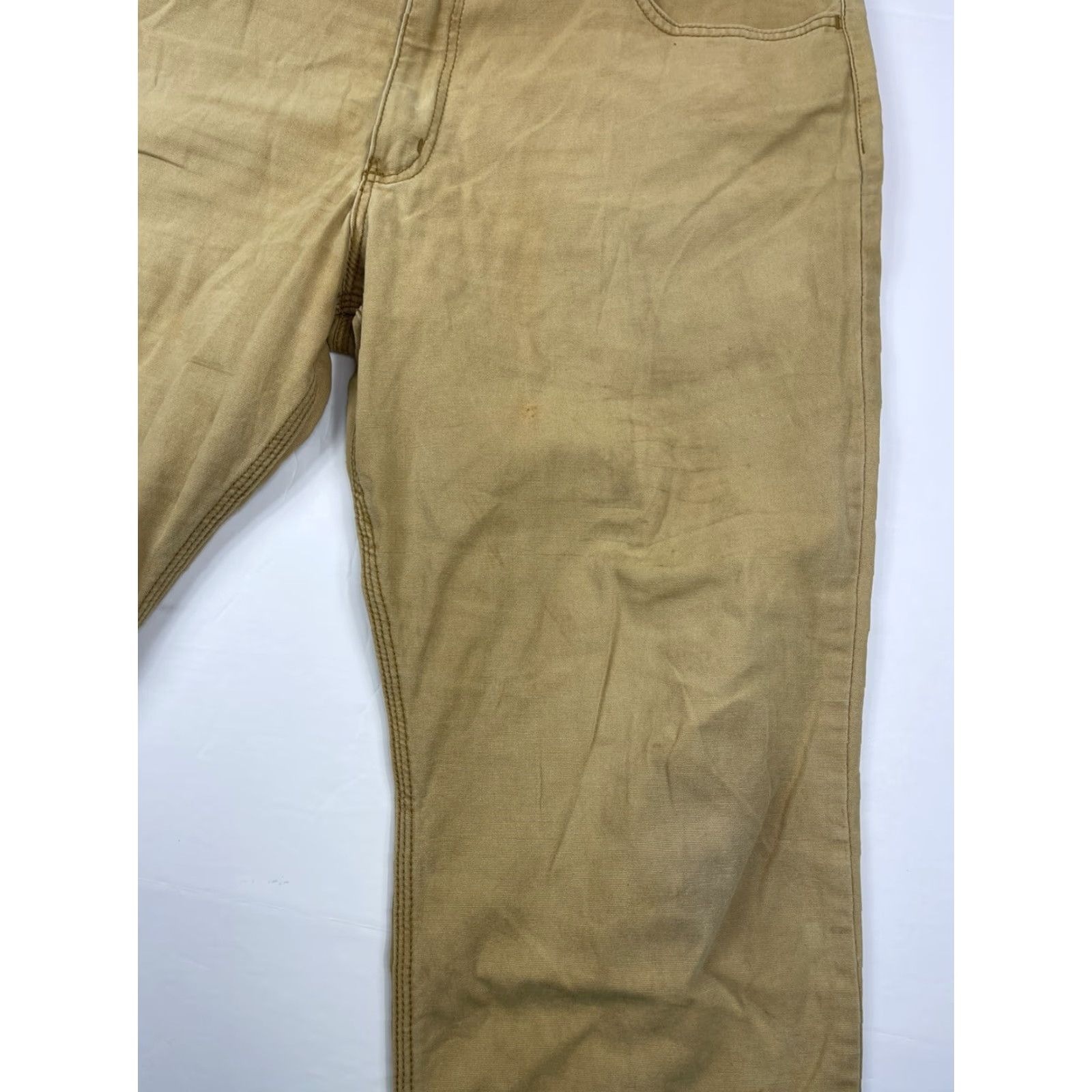 Carhartt Carhartt Men's Relaxed Fit Canvas Work Pants 38x30 Brown 5-Pocket Classic Size US 38 / EU 54 - 5 Thumbnail