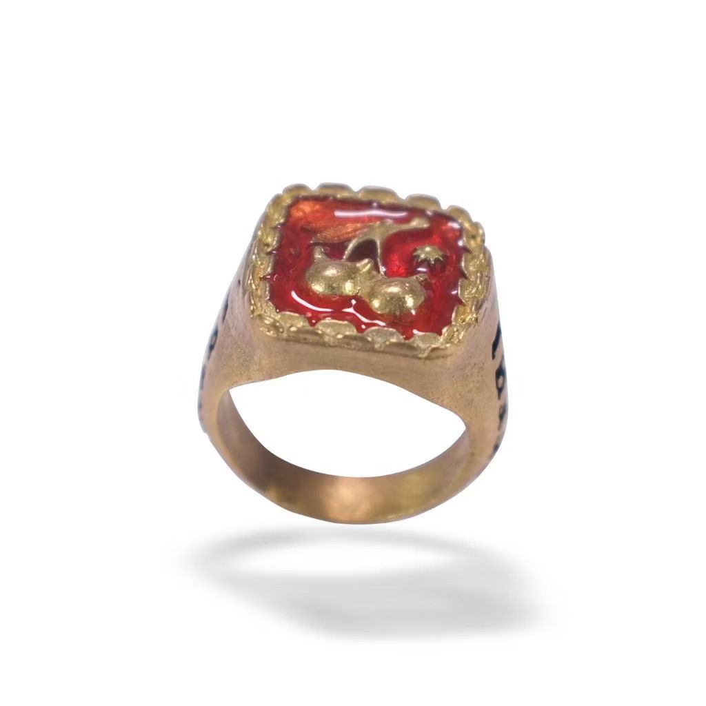 Japanese Brand Colette Golden L Size Ring Size ONE SIZE - 2 Thumbnail