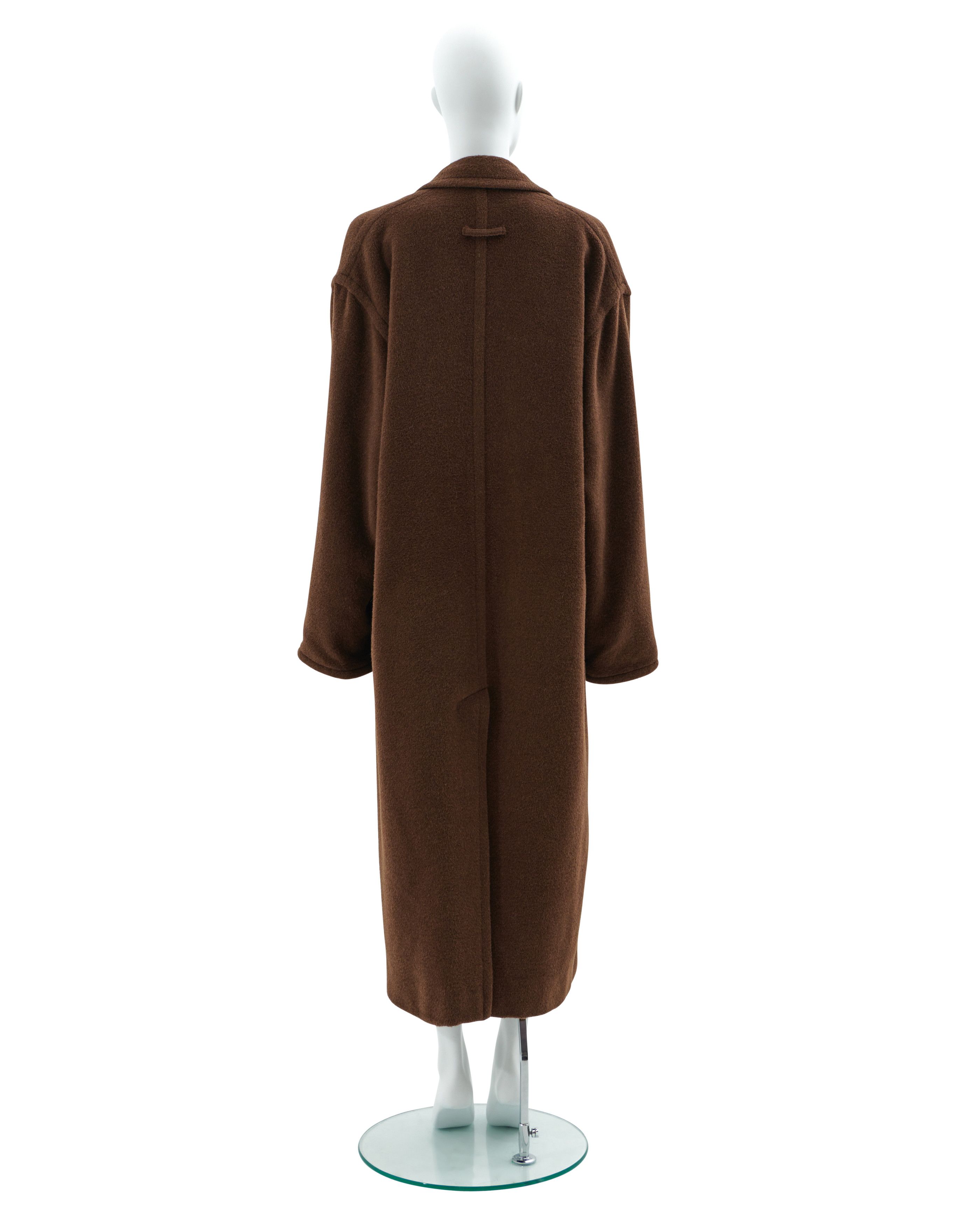 Jean Paul Gaultier F/W 1994 ‘Le Grand Voyage’ Caramel wool coat Size S / US 4 / IT 40 - 3 Thumbnail