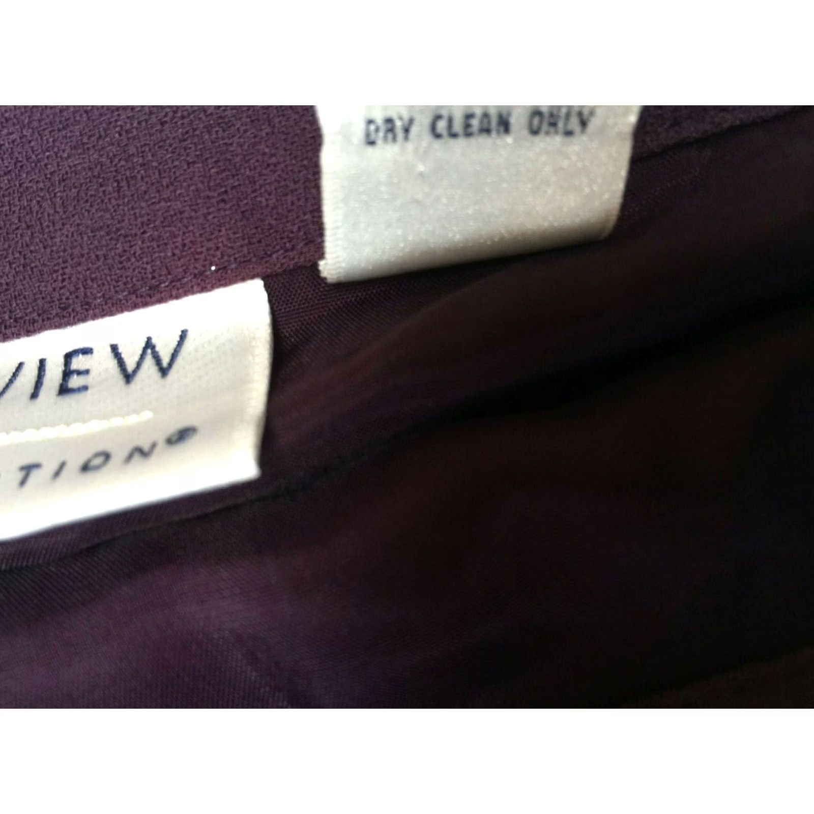 Review Preview Collection Womens 4 Wrap Knit Pencil Skirt Purple Lined Size 27" / US 4 / IT 40 - 4 Thumbnail