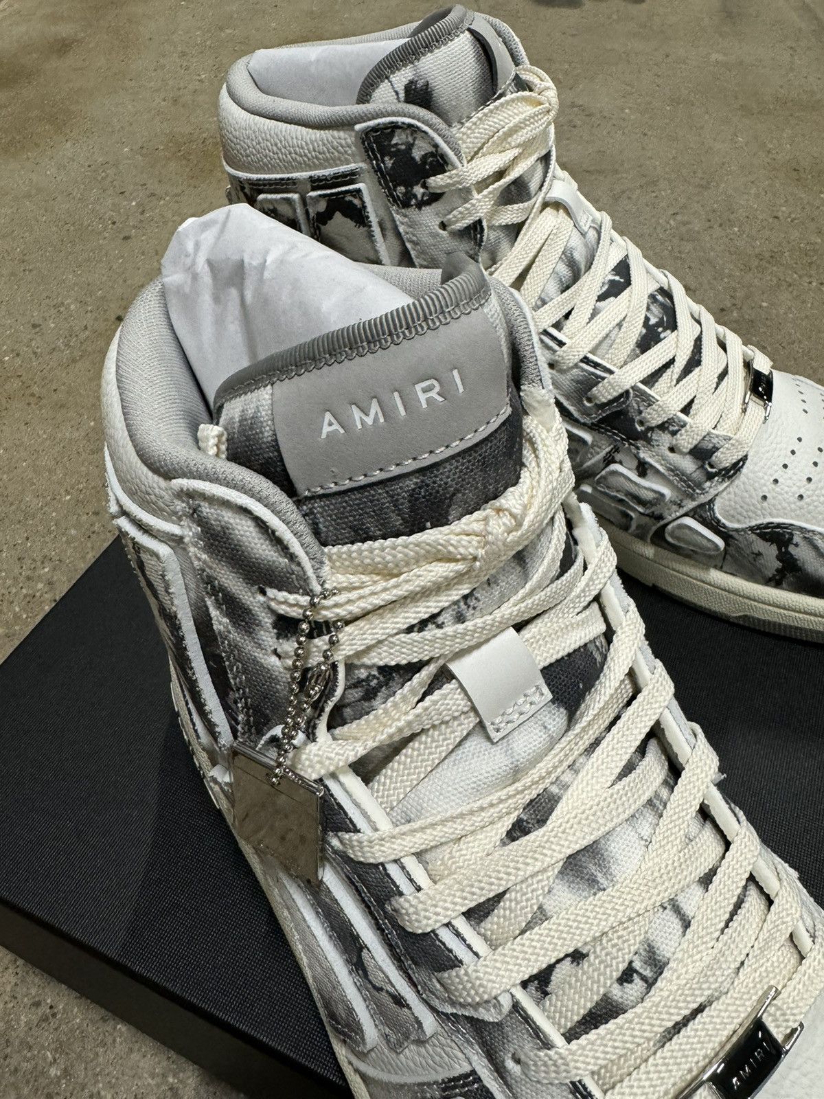 Amiri Amiri Skeleton High Top Sneaker NEW 790$ Size US 12 / EU 45 - 3 Thumbnail