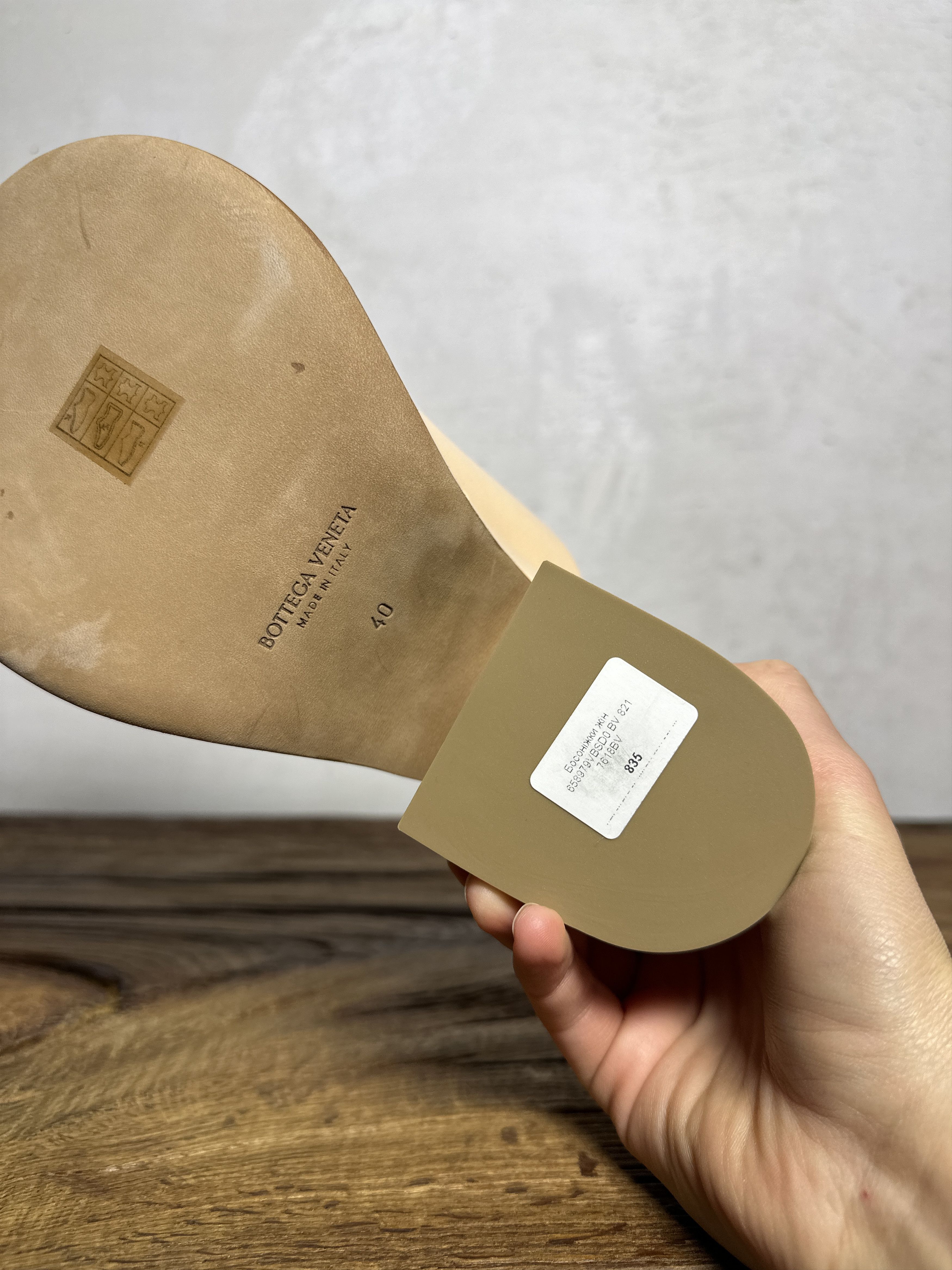 Bottega Veneta Bottega Veneta Cream Wedge Heeled Sandals Size US 10 / IT 40 - 13 Thumbnail