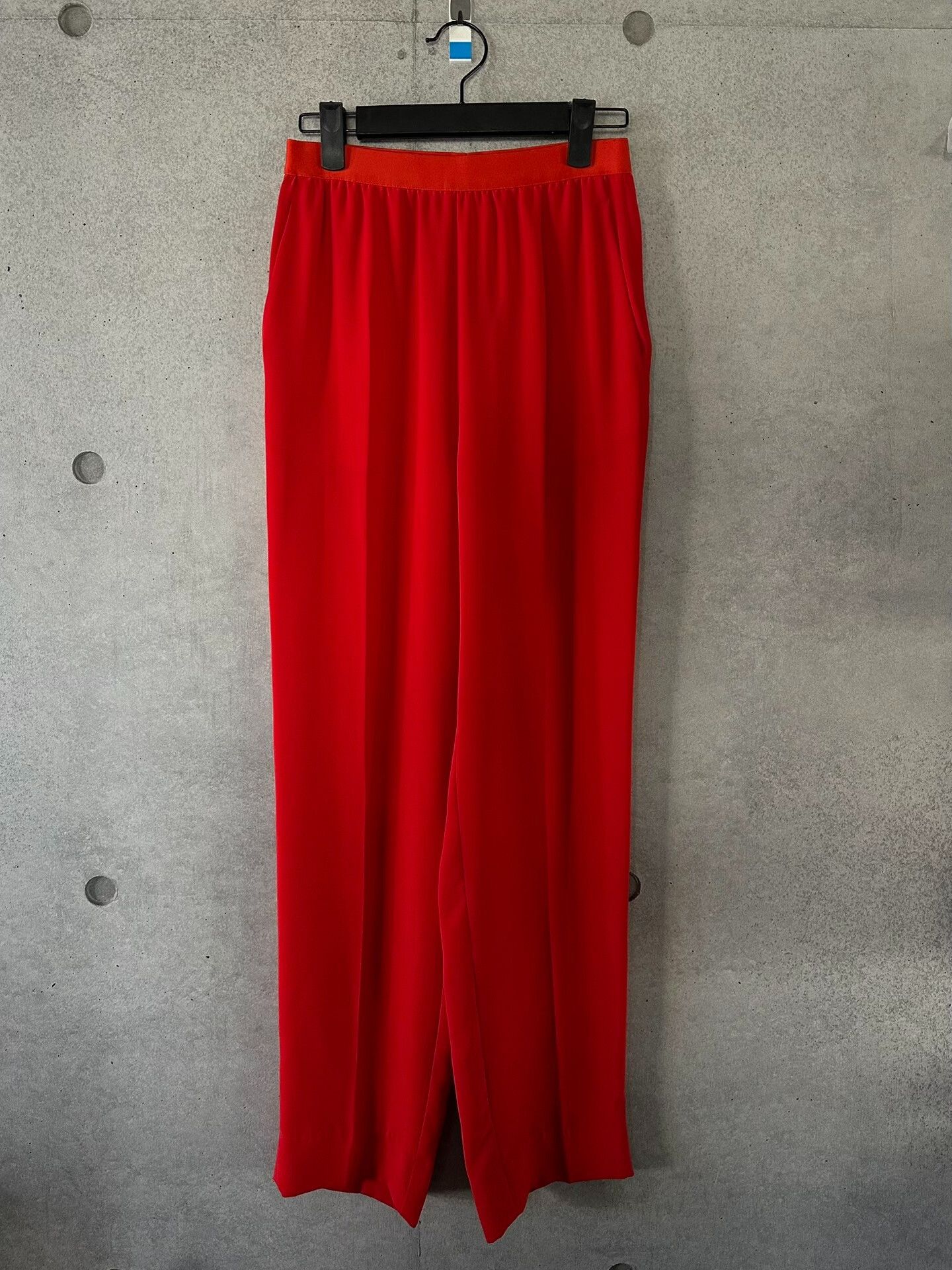 Maison Margiela Maison Margiela Red Silk Trousers Size 24" / US 00 / IT 34 - 1 Thumbnail