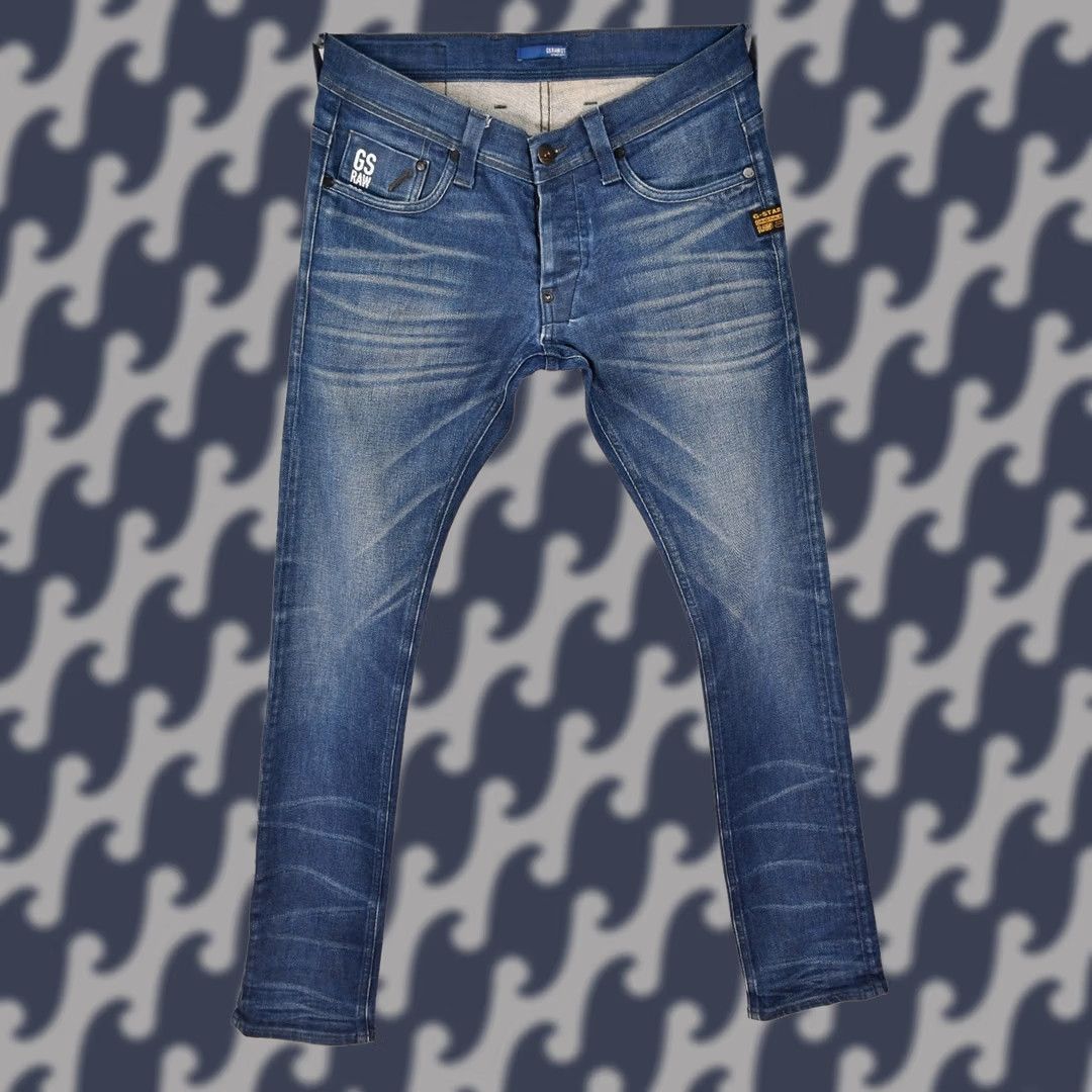 G-Star G-Star Raw Defend Super Slim Jeans Men W32 L32 Blue Skinny Slim Denim 100% Genuine Size US 32 / EU 48 - 1 Thumbnail