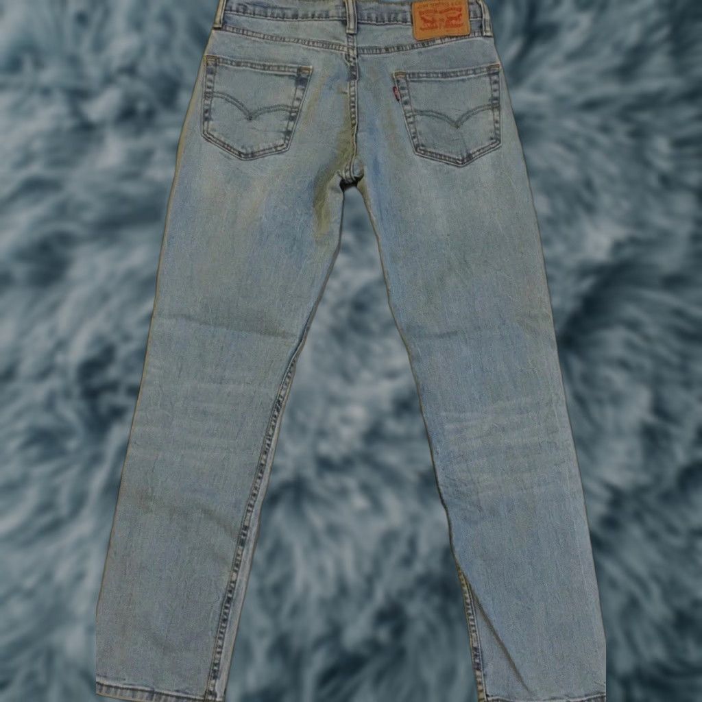 Levi's VINTAGE Levi's Jeans 511 30 Slim Fit Distressed Straight 90s Grunge Biker Punk Cowboy Western USA Mens Blue Denim Clothing Jeans 30 (Regular) Size US 30 / EU 46 - 1 Thumbnail