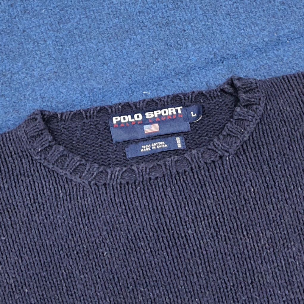 Polo Ralph Lauren Vintage Polo Sport Ralph Lauren Knitwear Sweatshirt C281N20 Size US L / EU 52-54 / 3 - 5 Thumbnail